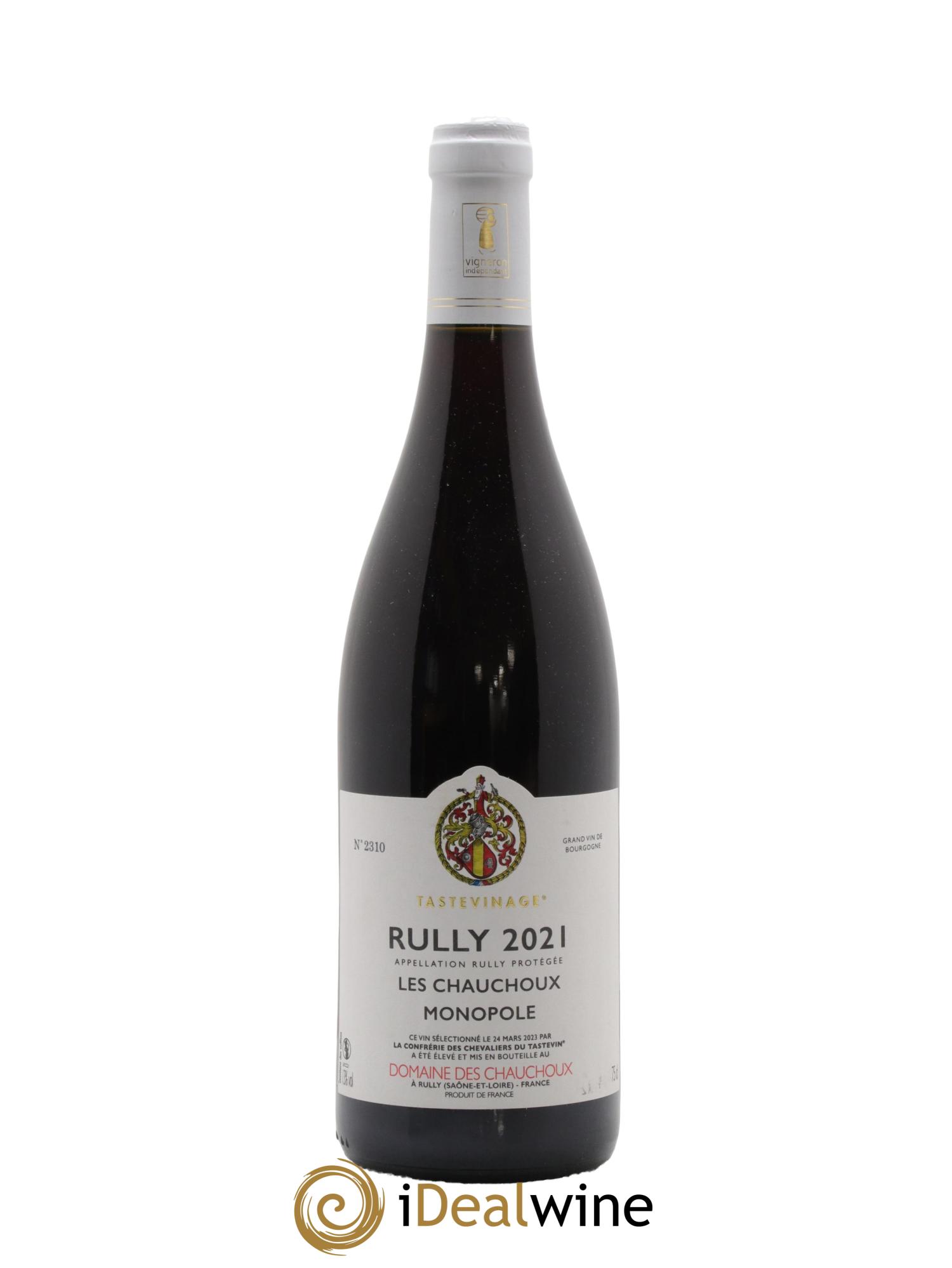 Rully Les Chauchoux Domaine des Chauchoux 2021 - Lot de 1 bouteille - 0