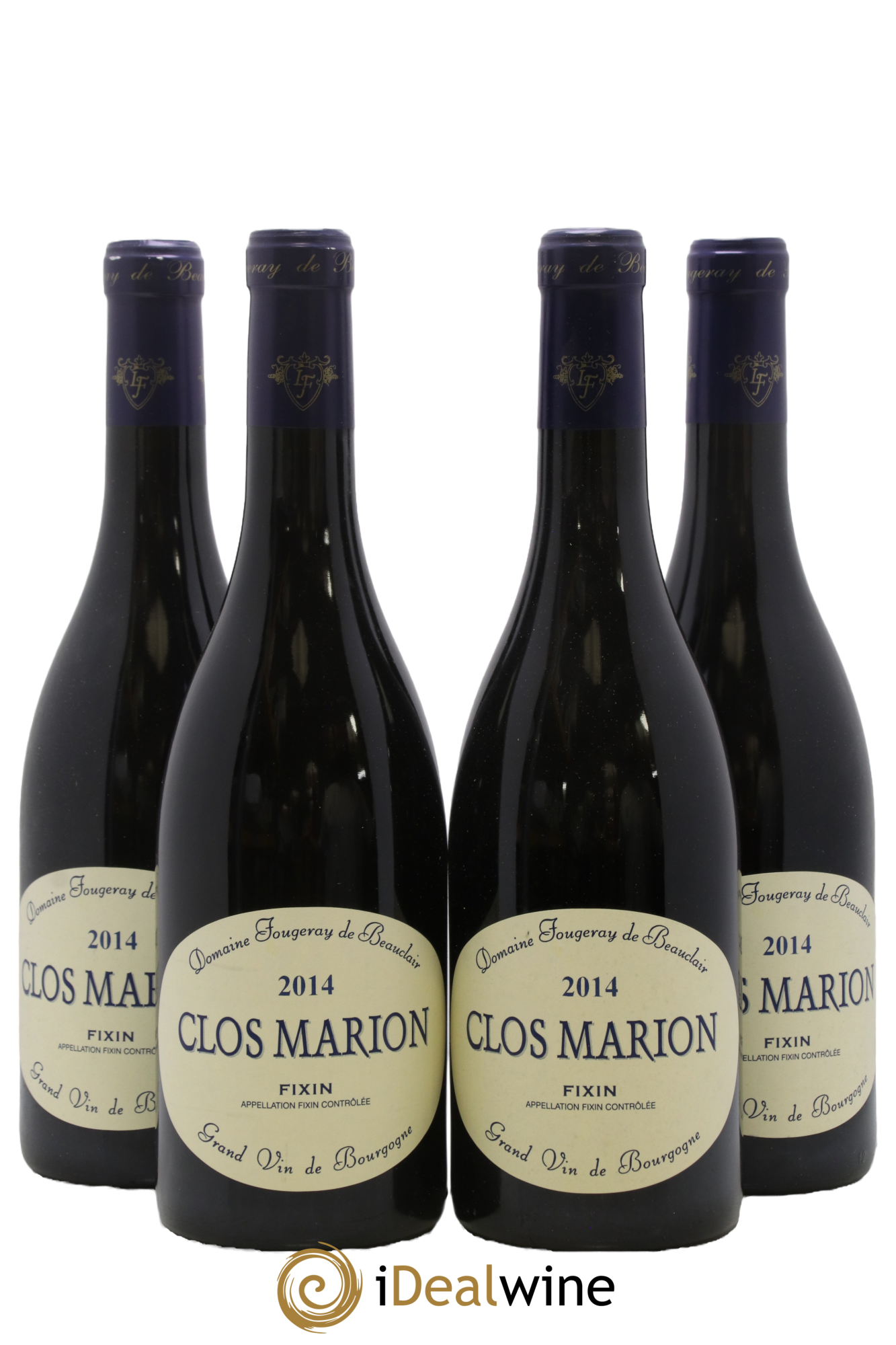 Fixin Clos Marion Fougeray de Beauclair 2014 - Lot de 4 bouteilles - 0