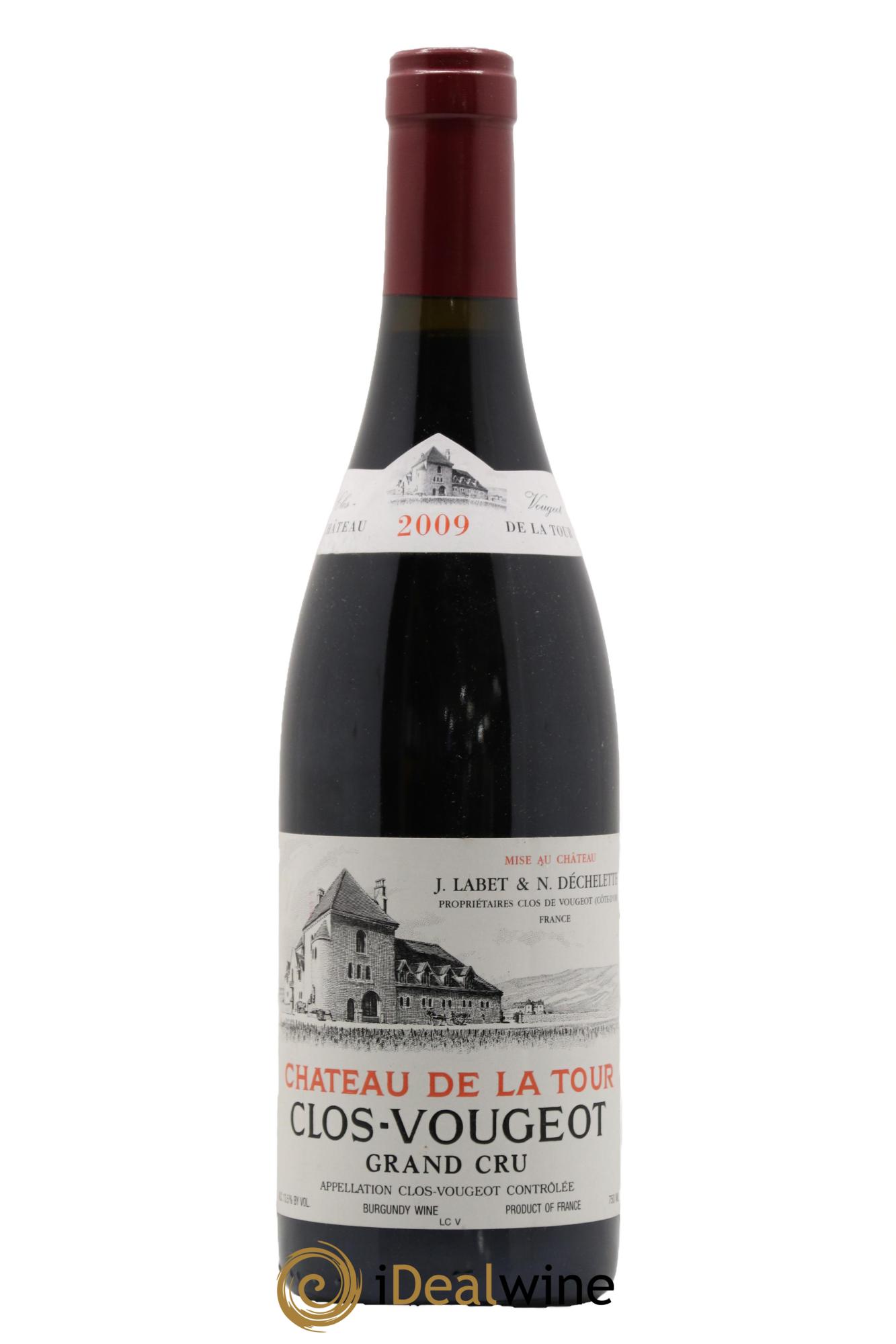 Clos de Vougeot Grand Cru Château de La Tour 2009 - Lot de 1 bouteille - 0