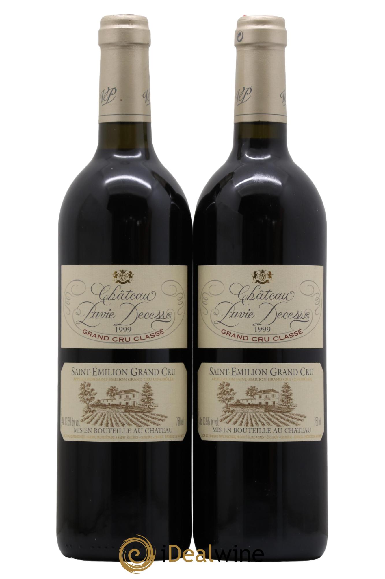 Château Pavie Decesse Grand Cru Classé 1999 - Lot de 2 bouteilles - 0