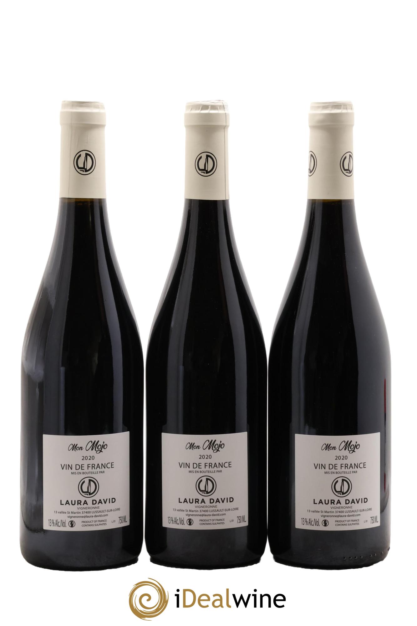 Vin de France Mon Mojo Laura David 2020 - Lotto di 3 bottiglie - 1