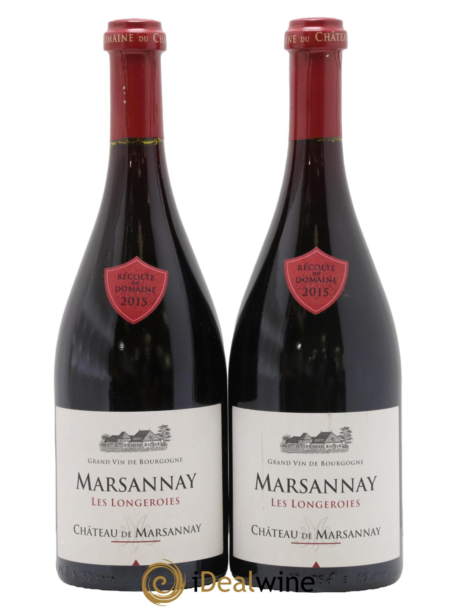 Marsannay Les Longeroies Château de Marsannay 2015 - Lot de 2 bouteilles - 0