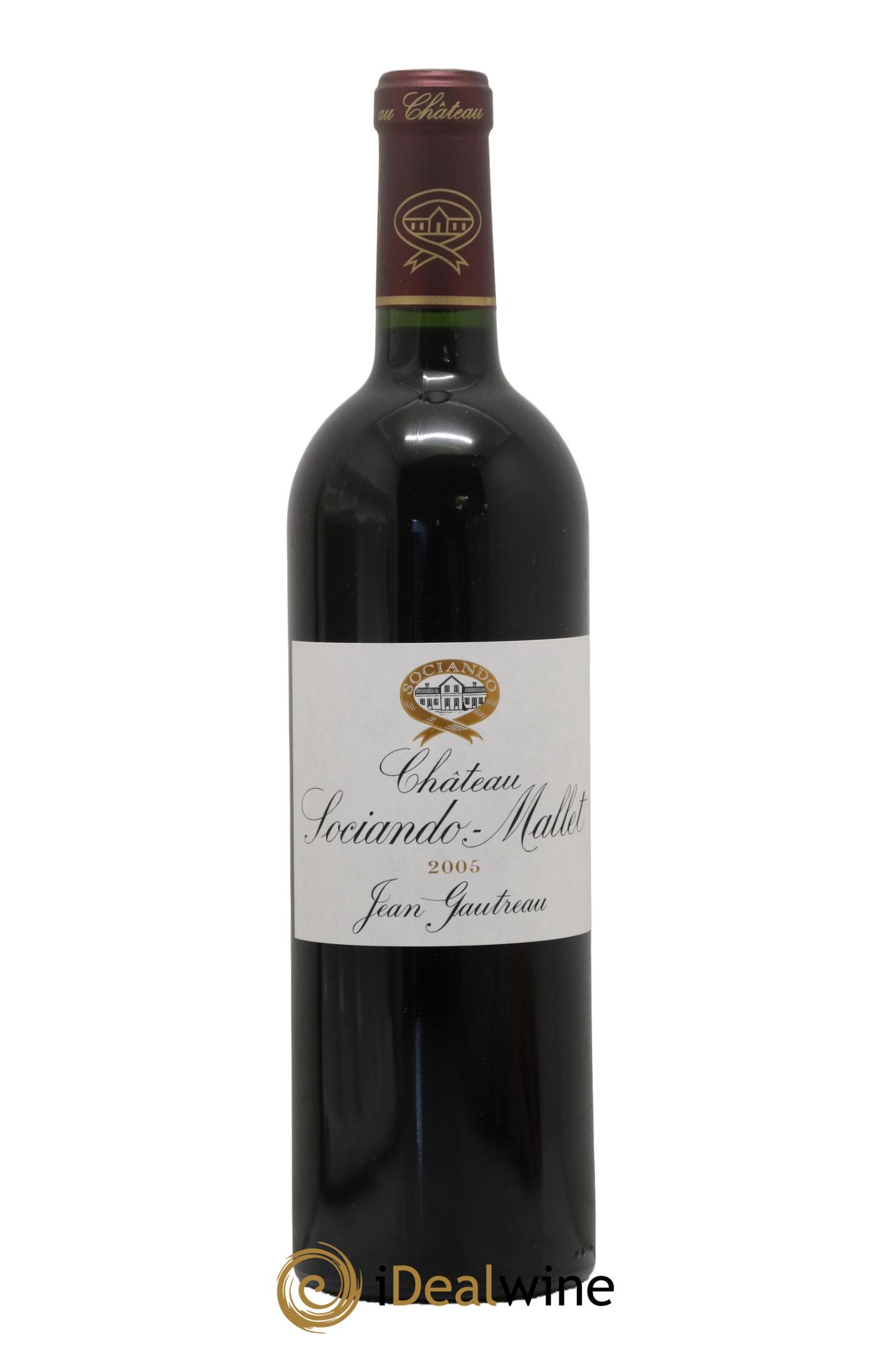 Château Sociando Mallet 2005 - Lot of 1 bottle - 0
