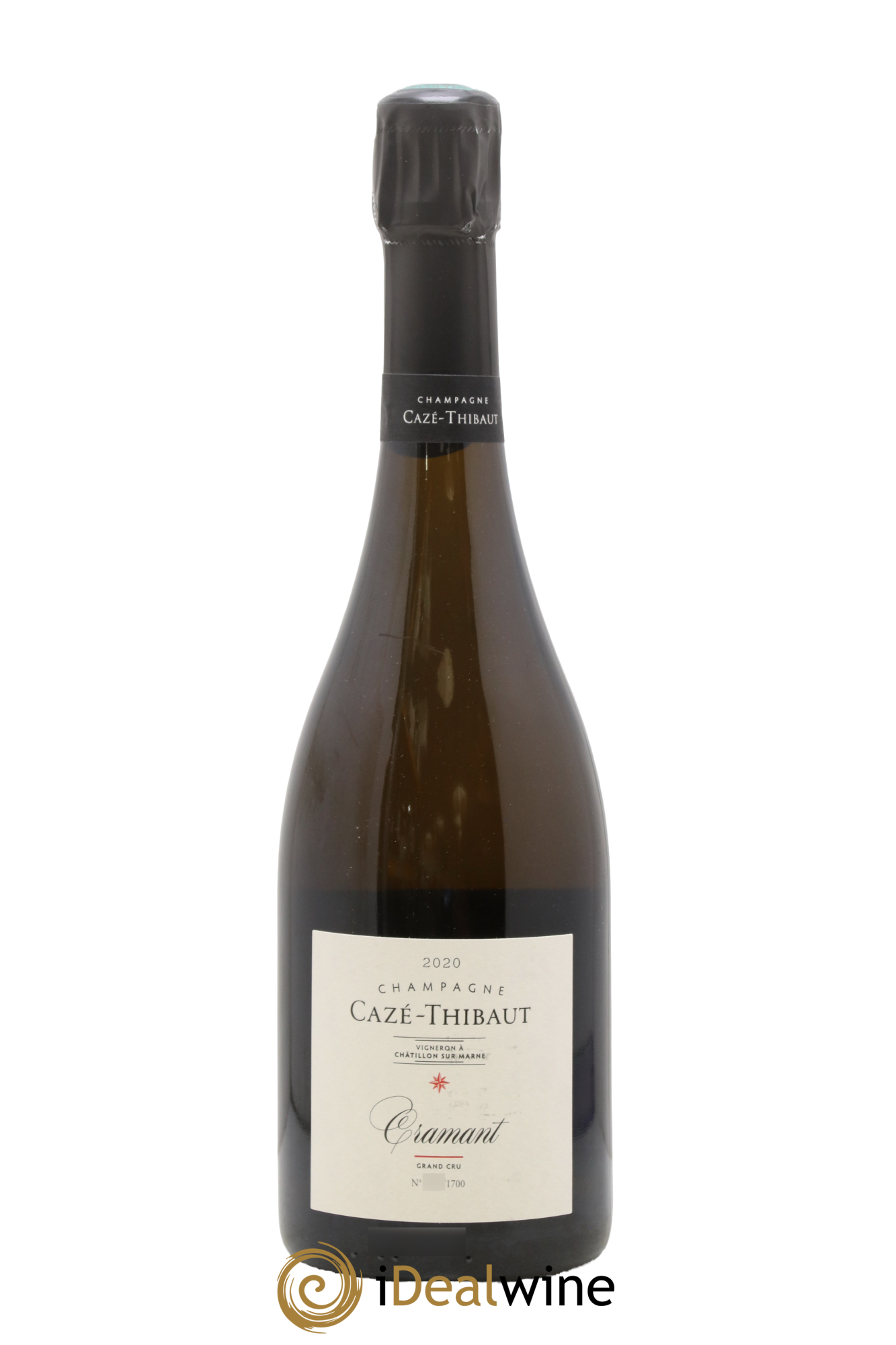 Blanc de Blanc Cramant Grand Cru Cazé Thibaut 2020 - Lot de 1 bouteille - 0