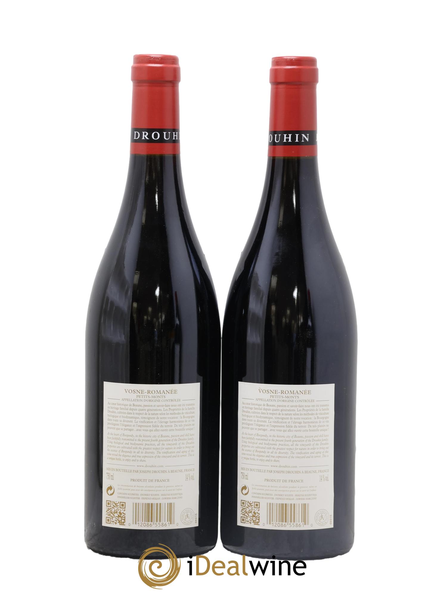 Vosne-Romanée 1er Cru Les Petits Monts Joseph Drouhin 2018 - Lot de 2 bouteilles - 1