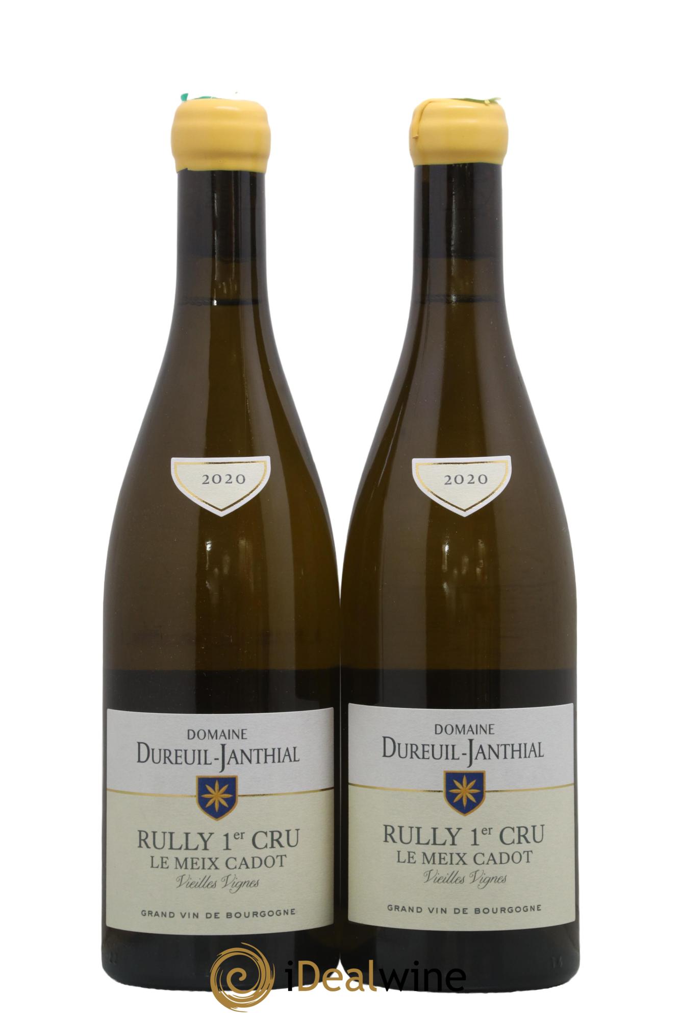 Rully 1er Cru Le Meix Cadot Vieilles Vignes Vincent Dureuil-Janthial 2020 - Lot de 2 bouteilles - 0