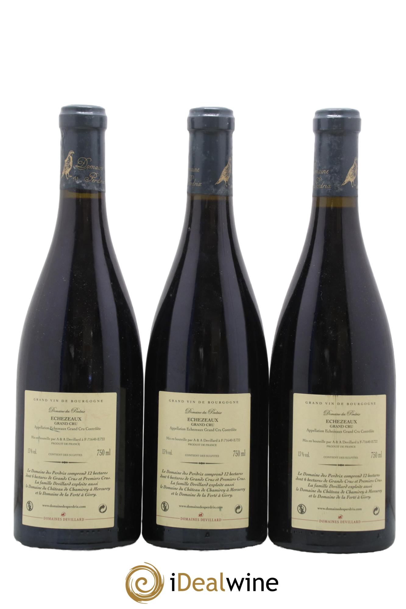 Echezeaux Grand Cru Perdrix (Domaine des) 2006 - Lotto di 3 bottiglie - 1
