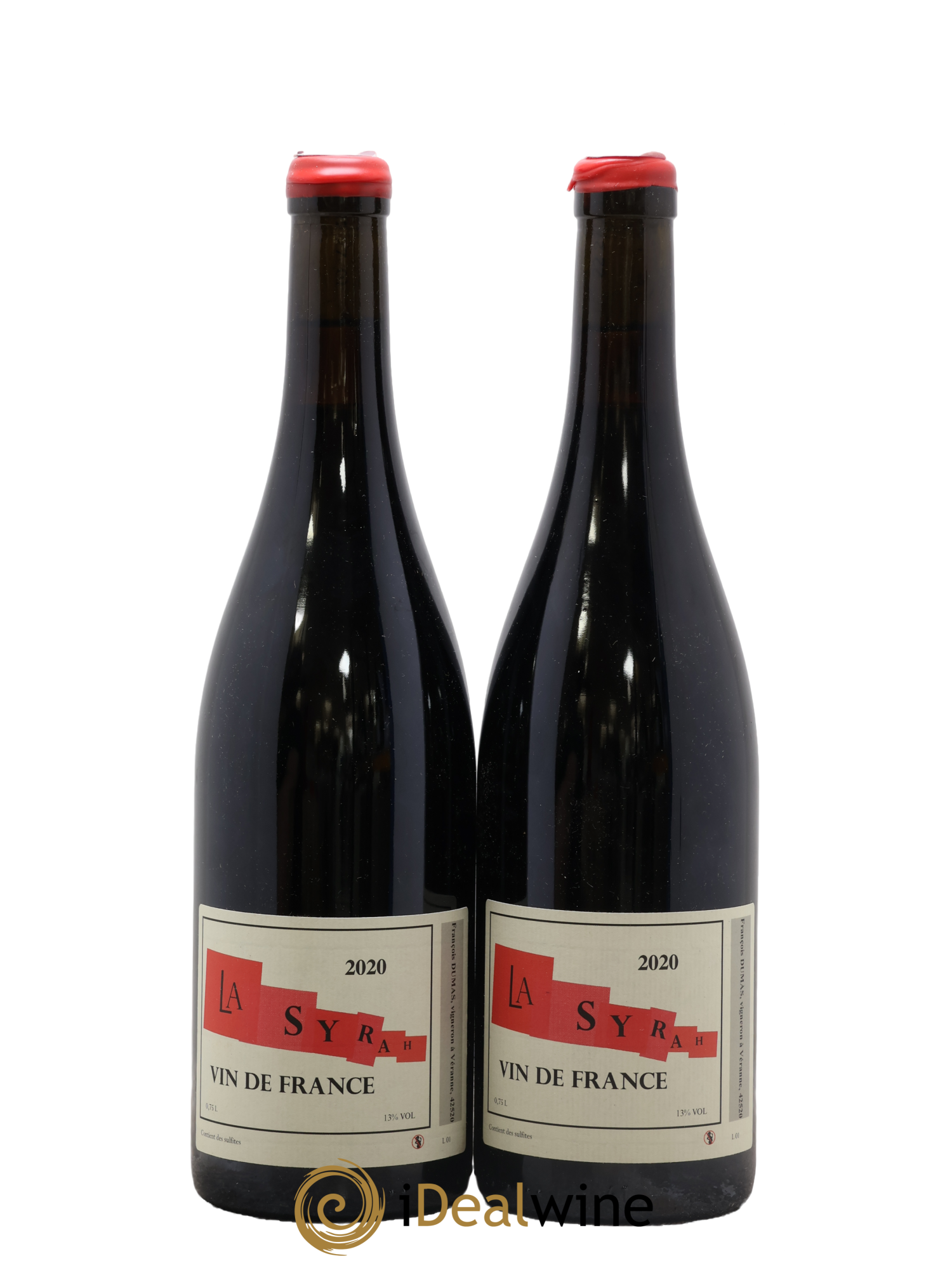 Vin de France La Syrah François Dumas 2020 - Posten von 2 Flaschen - 0