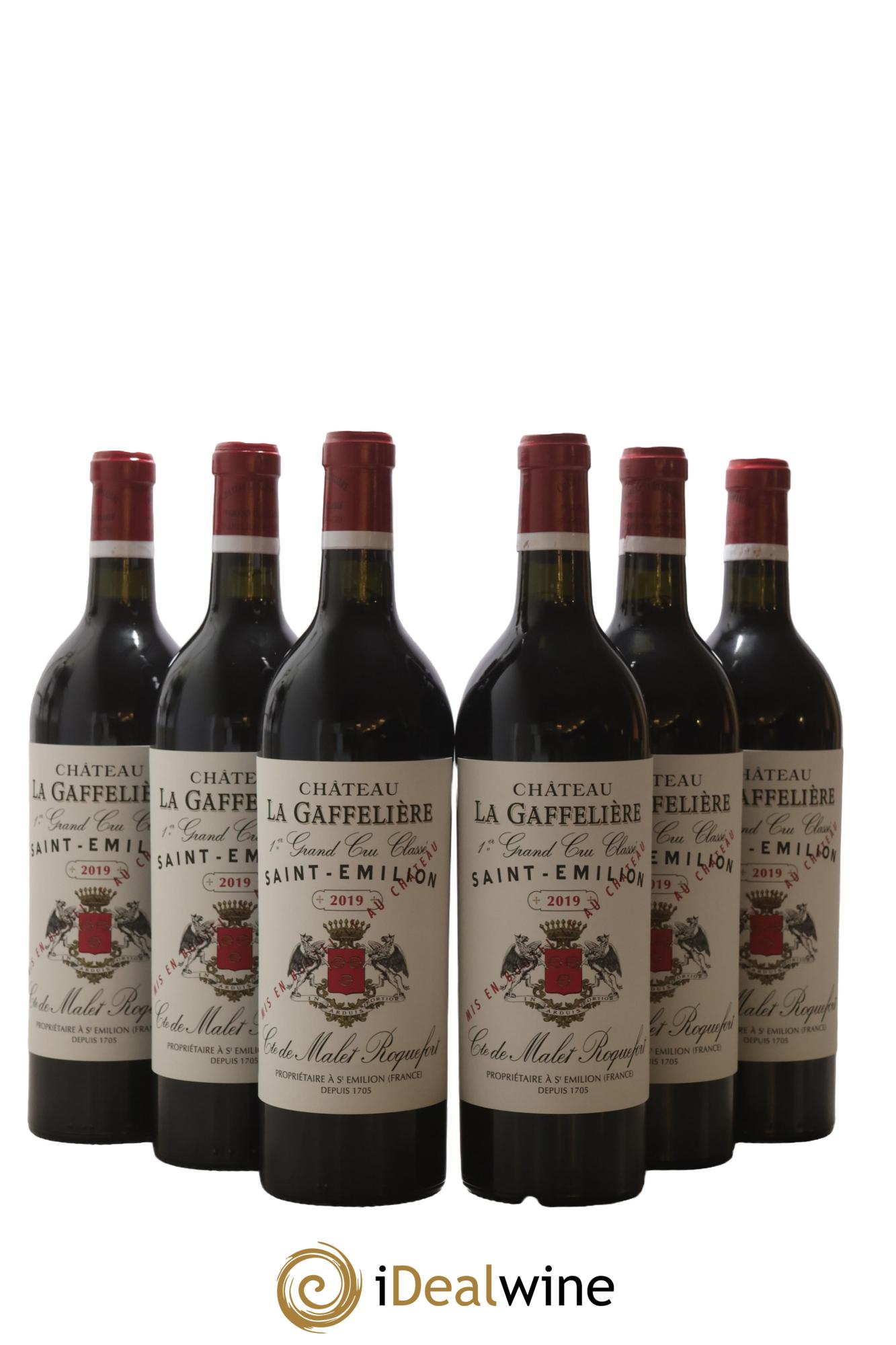 Château la Gaffelière 1er Grand Cru Classé B 2019 - Lotto di 6 bottiglie - 0