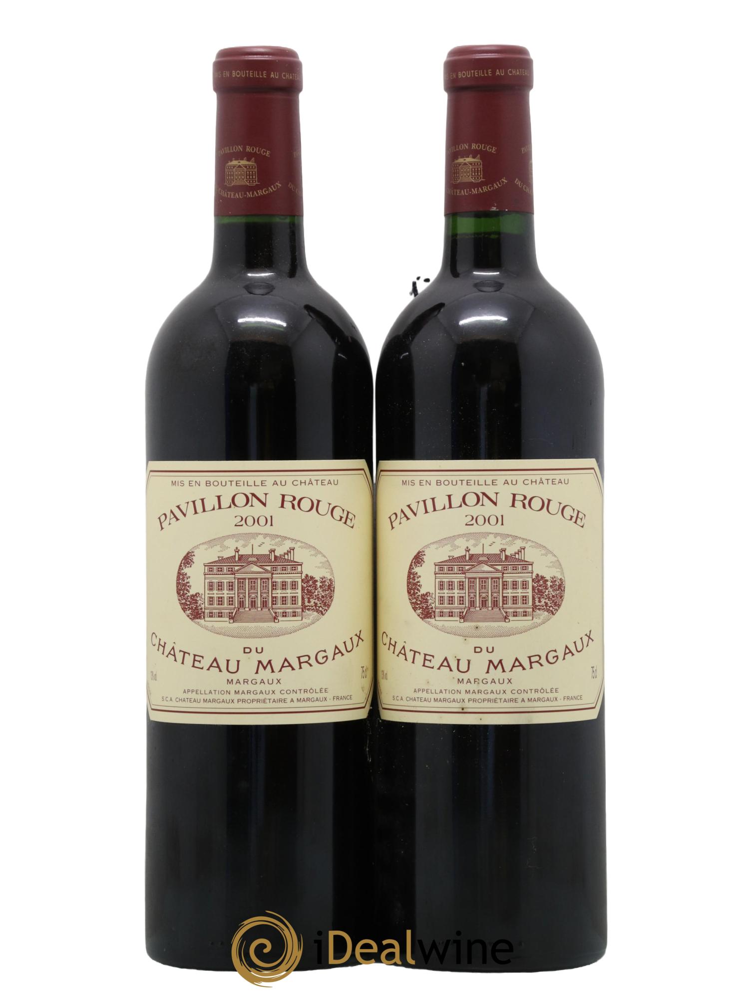 Pavillon Rouge du Château Margaux Second Vin 2001 - Lot de 2 bouteilles - 0