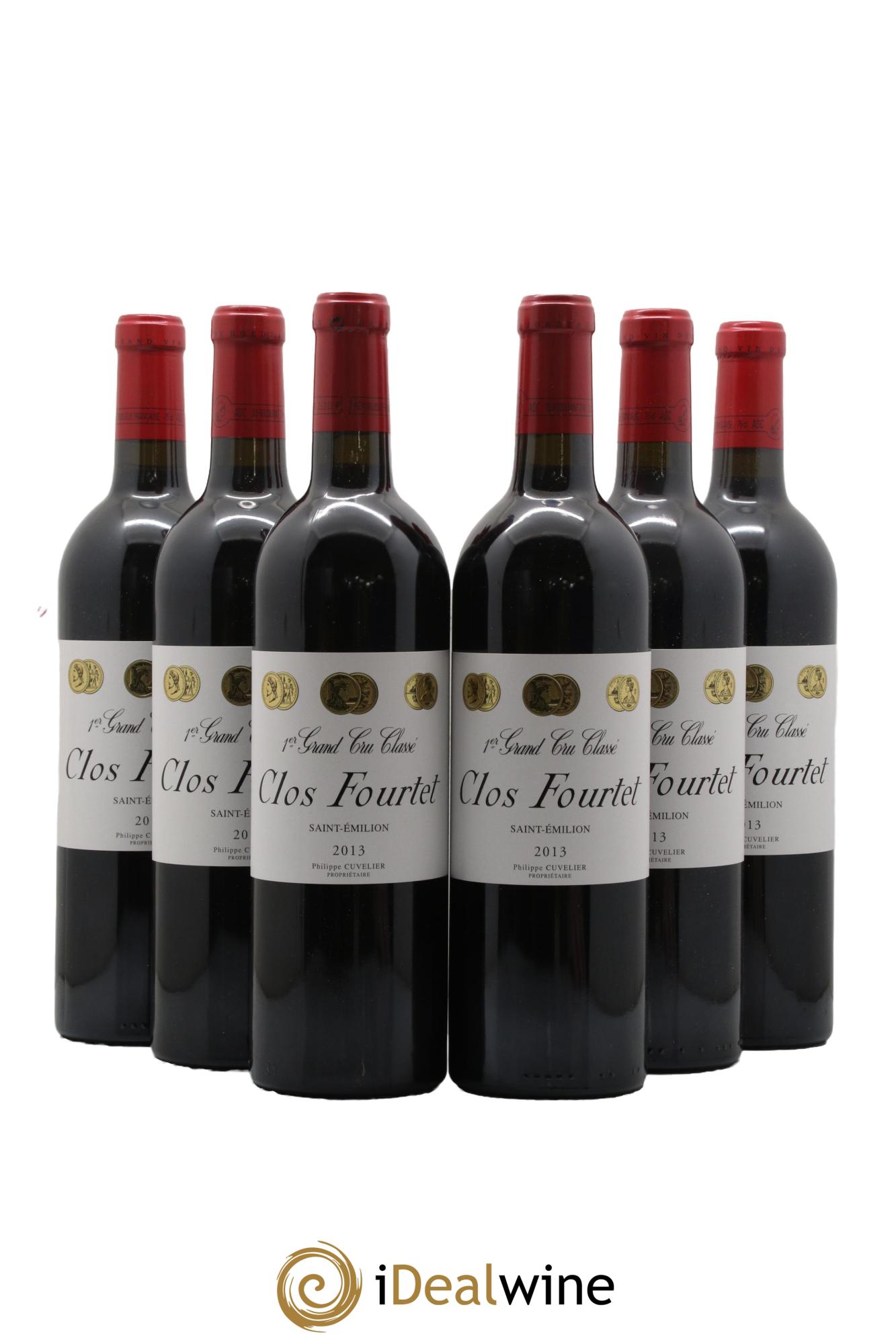 Clos Fourtet 1er Grand Cru Classé B 2013 - Lotto di 6 bottiglie - 0