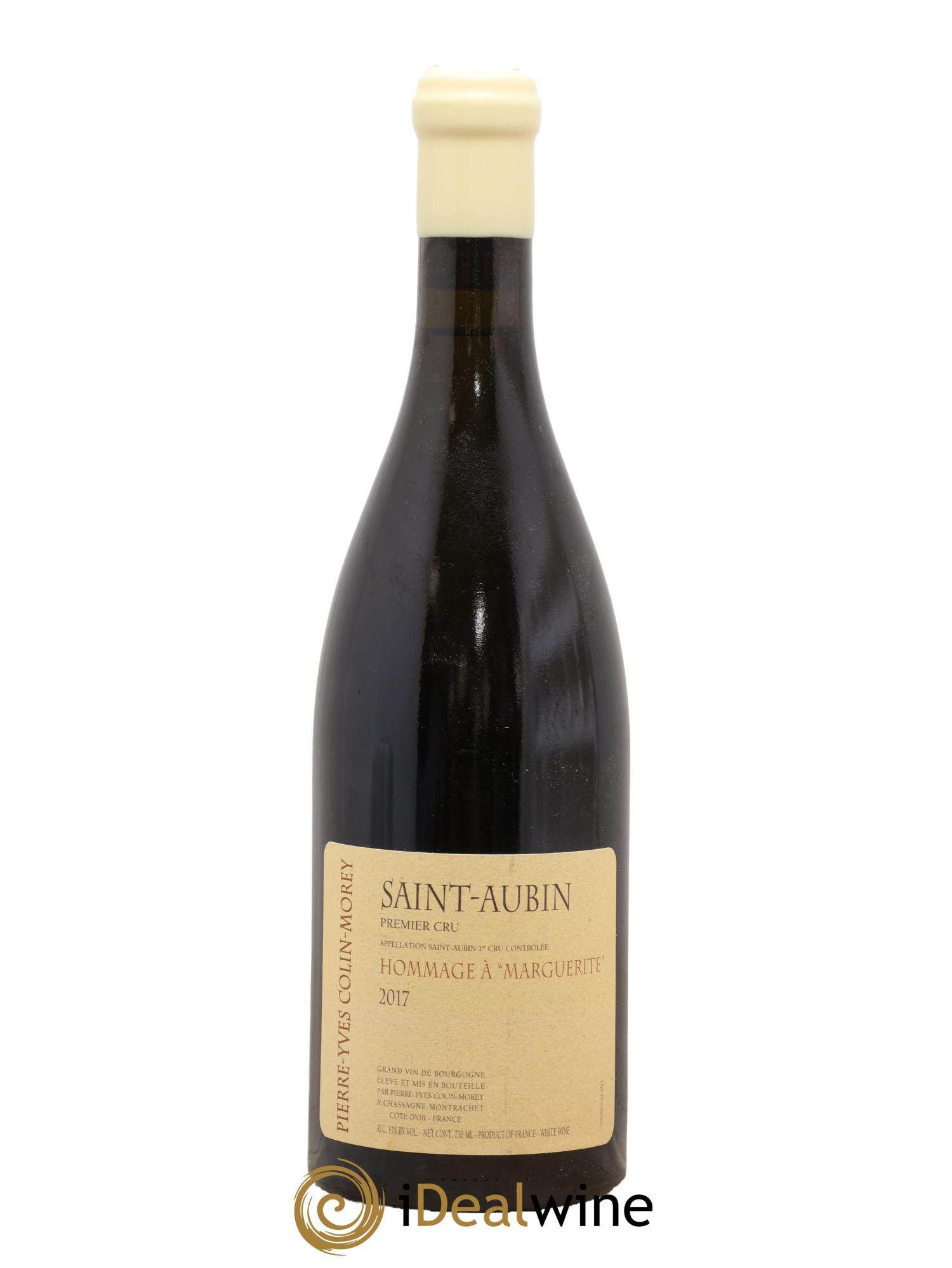 Saint-Aubin 1er Cru Hommage à Marguerite Pierre-Yves Colin Morey 2017 - Lot de 1 bouteille - 0