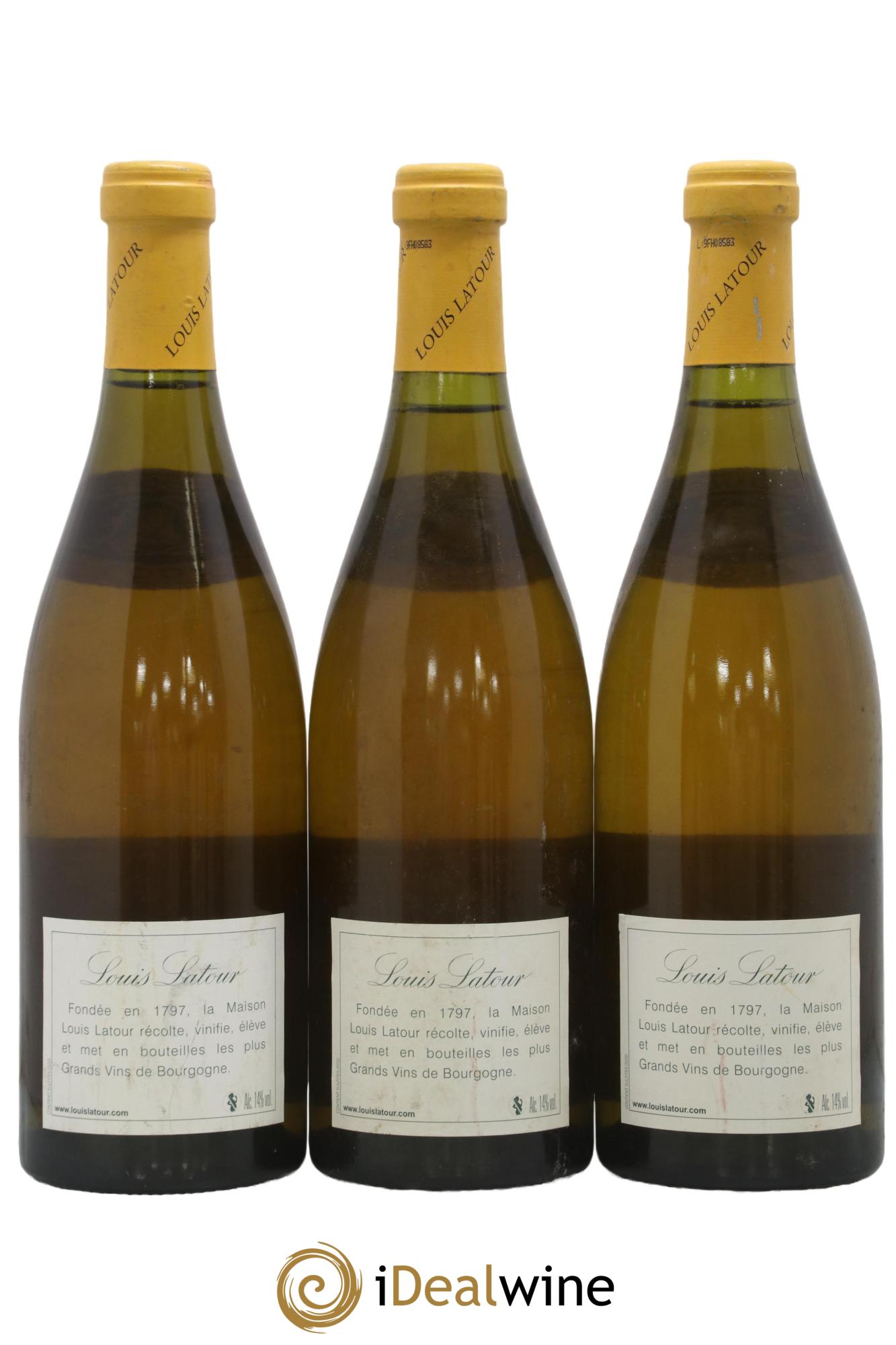 Bâtard-Montrachet Grand Cru Louis Latour  2003 - Lot de 3 bouteilles - 1