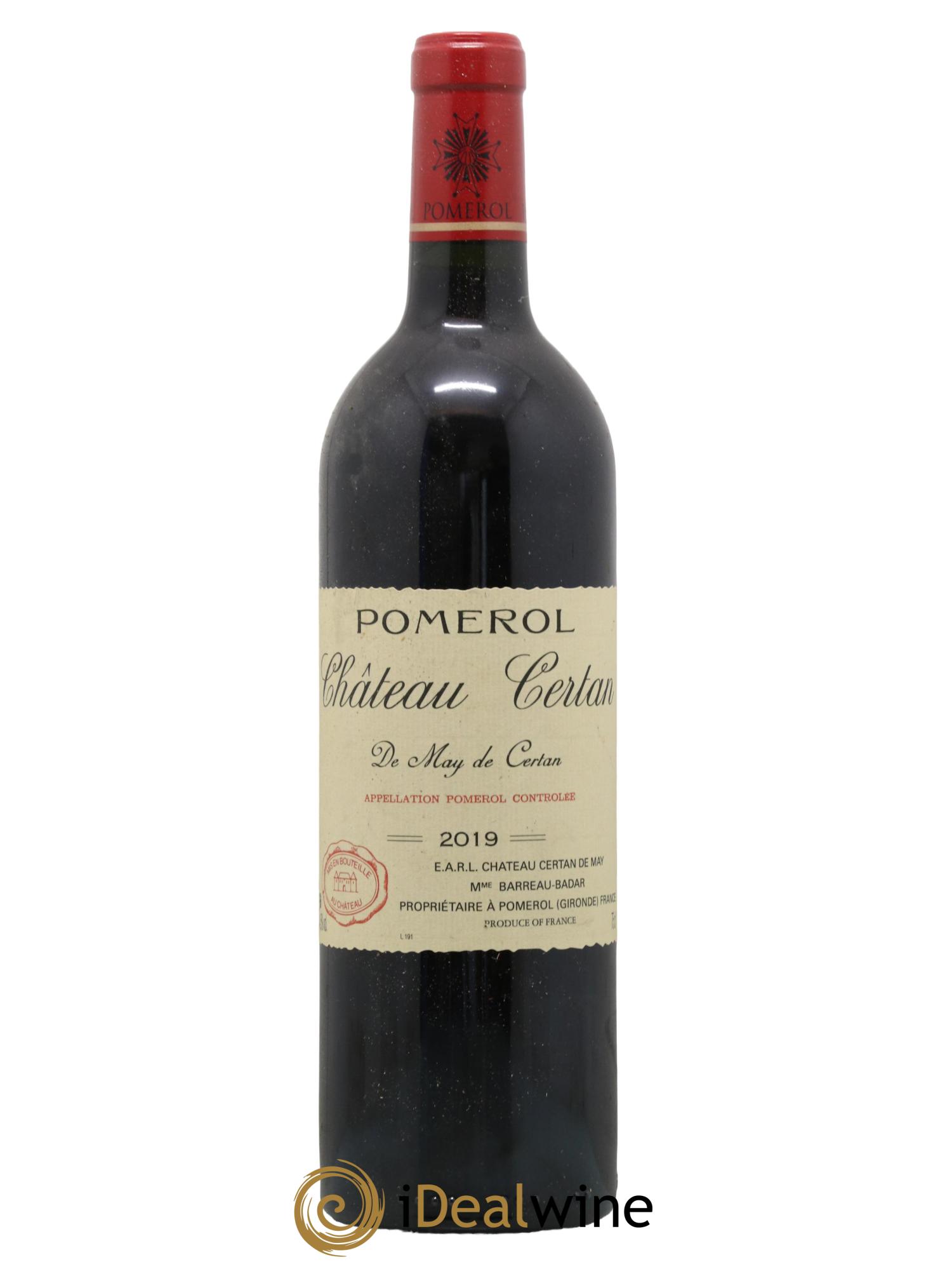Château Certan de May 2019 - Lot de 1 bouteille - 0