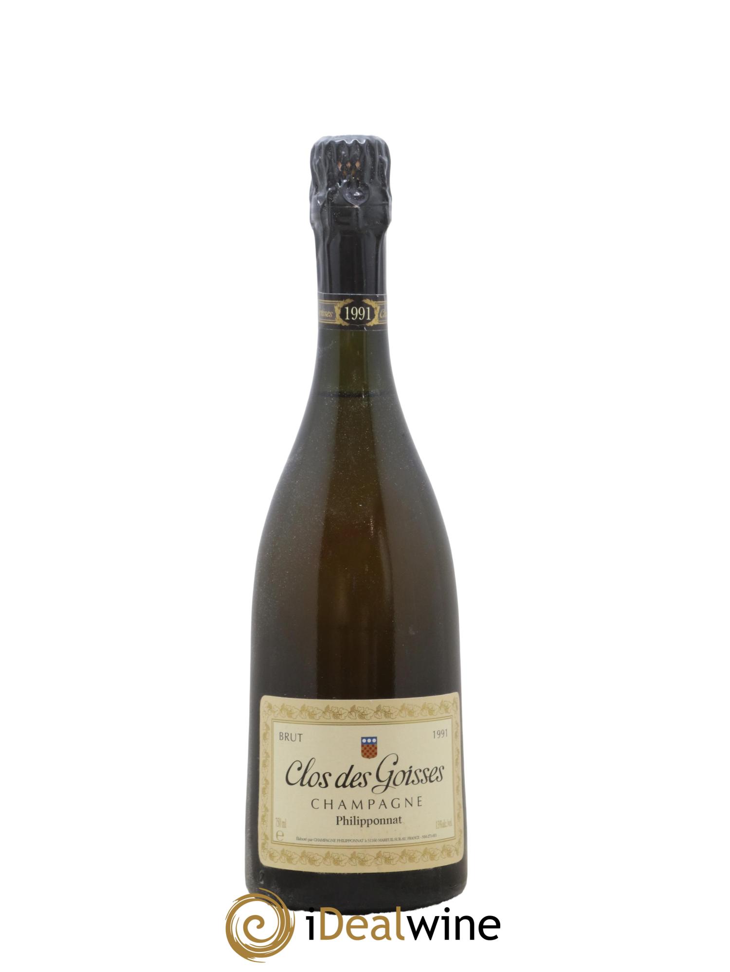 Clos des Goisses Philipponnat 1991 - Lot de 1 bouteille - 0