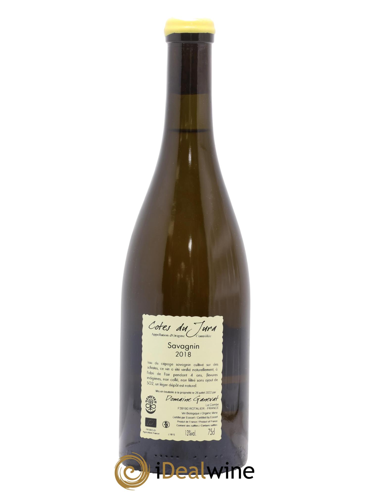 Côtes du Jura Savagnin En Billat Jean-François Ganevat (Domaine) 2018 - Lot de 1 bouteille - 1
