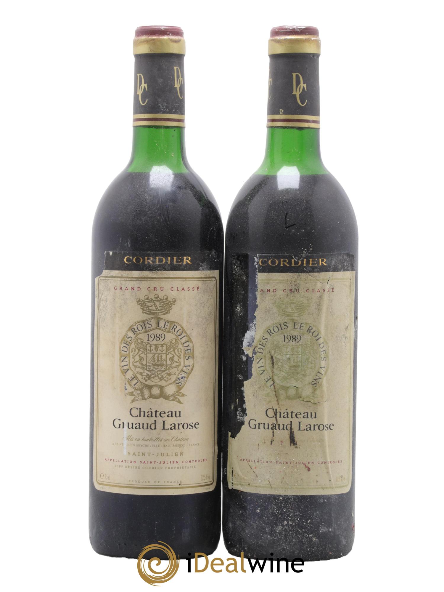 Château Gruaud Larose 2ème Grand Cru Classé 1989 - Lot de 2 bouteilles - 0