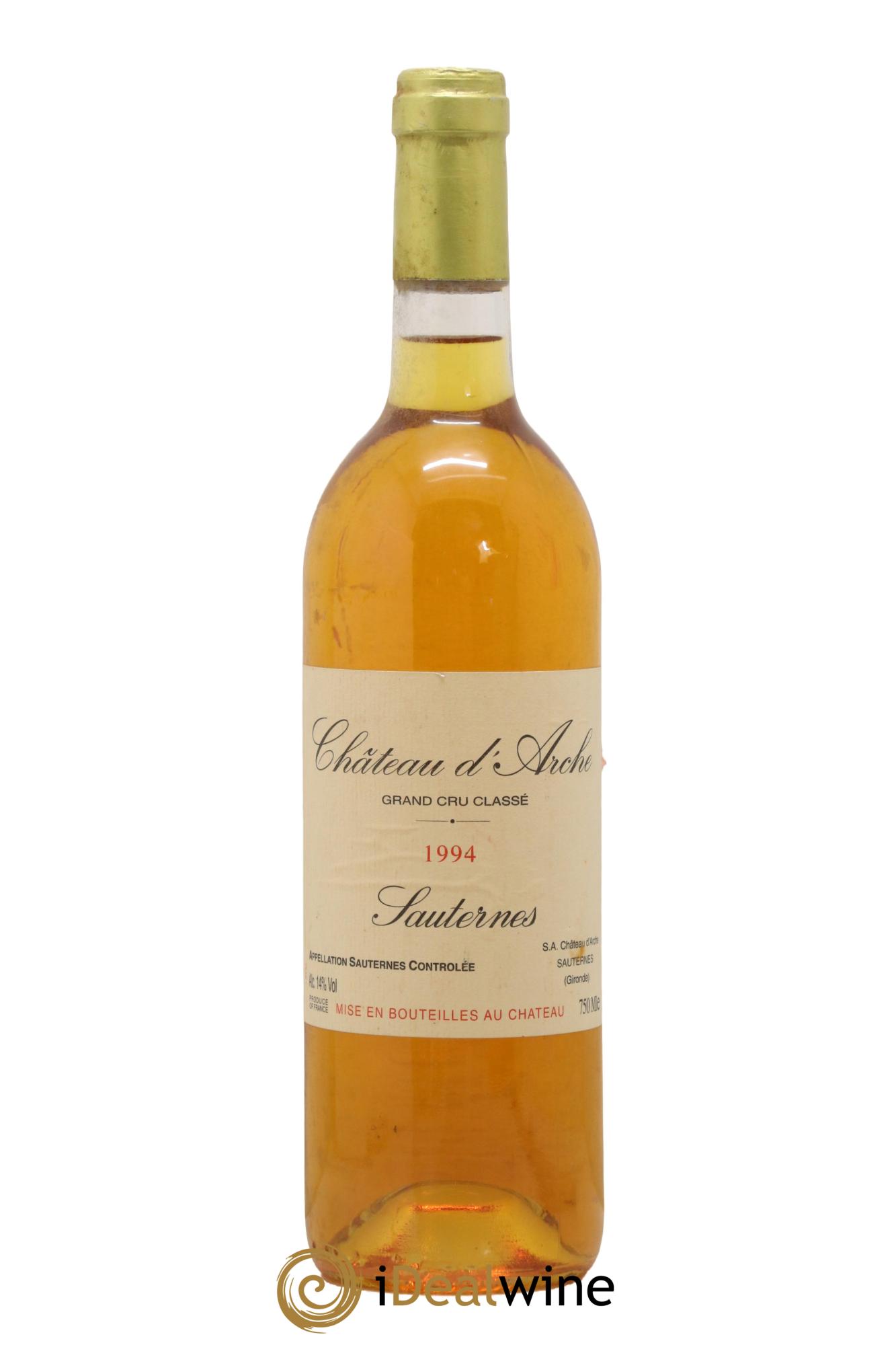 Château d' Arche 2ème Grand Cru Classé 1994 - Lotto di 1 bottiglia - 0