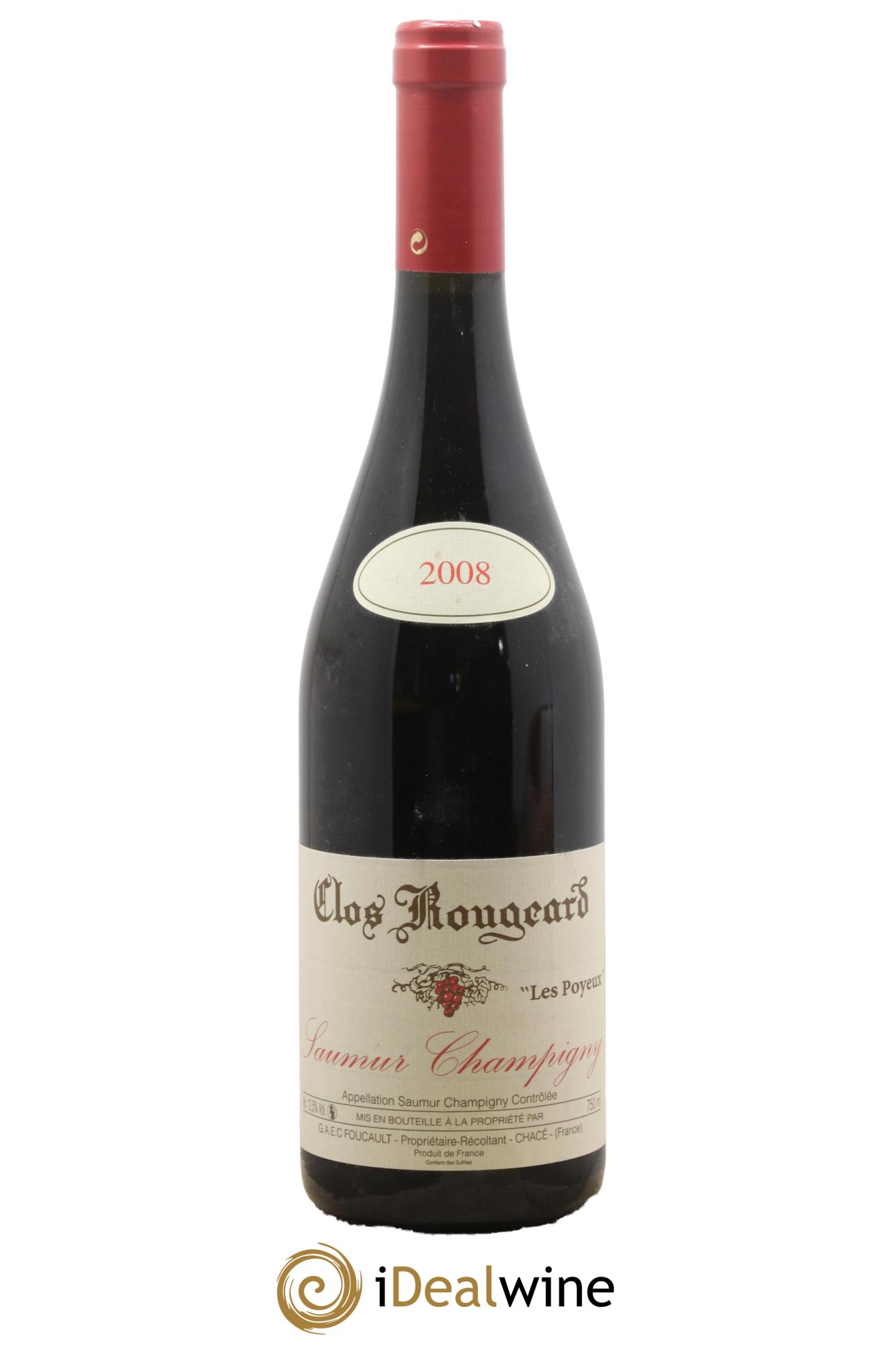 Saumur-Champigny Les Poyeux Clos Rougeard 2008 - Lot de 1 bouteille - 0