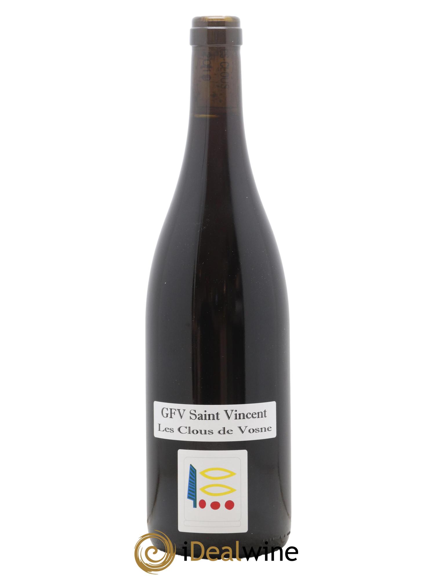 Vosne-Romanée GFV Saint Vincent Les Clous De Vosne Prieure Roch 2019 - Lot de 1 bouteille - 0