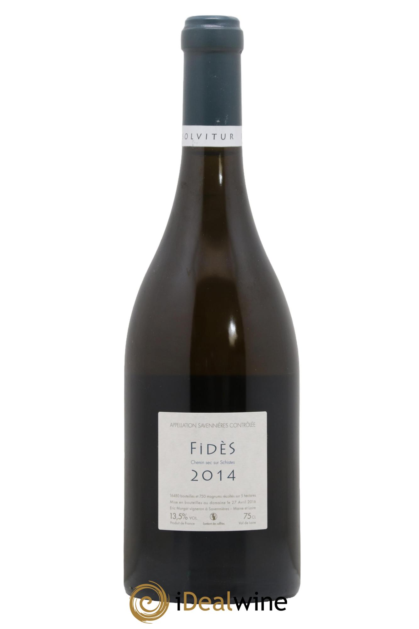 Savennières Fidès Eric Morgat 2014 - Lot de 1 bouteille - 1