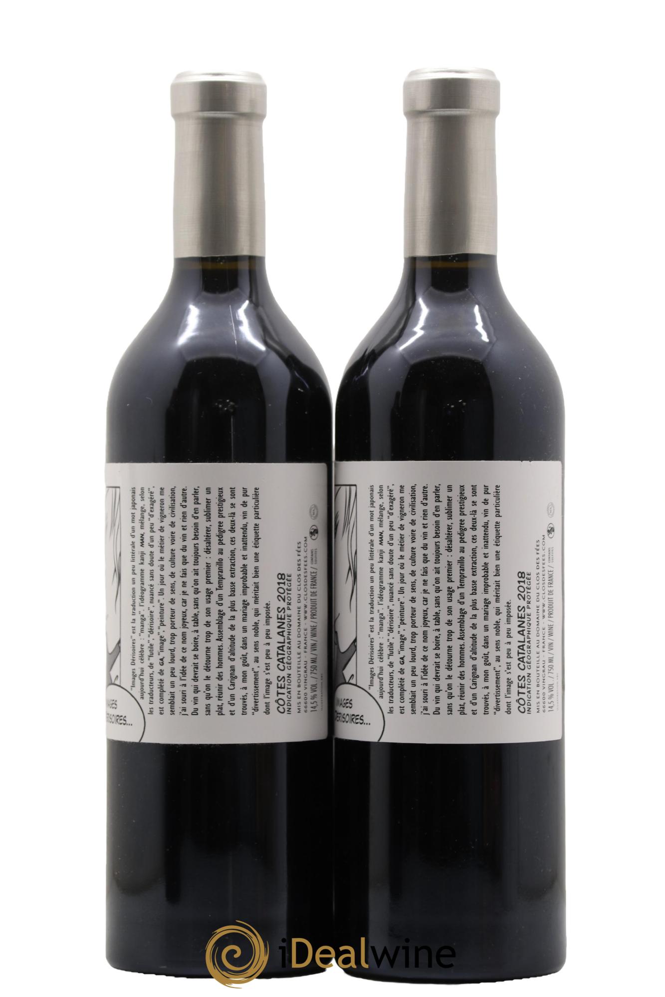 Côtes Catalanes Clos des Fées Images dérisoires Hervé Bizeul 2018 - Lot de 2 bouteilles - 1