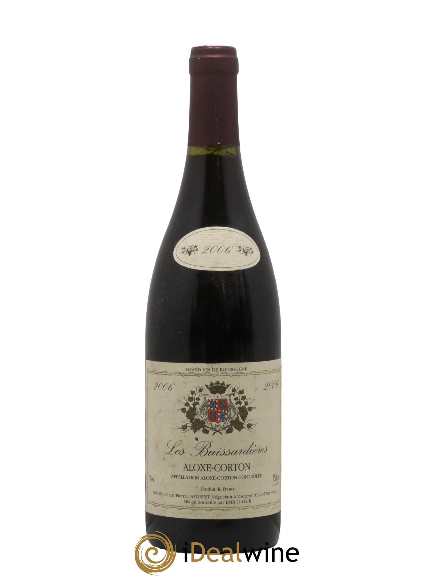 Aloxe-Corton Les Buissardières Domaine Pierre Laforest 2006 - Posten von 1 Flasche - 0