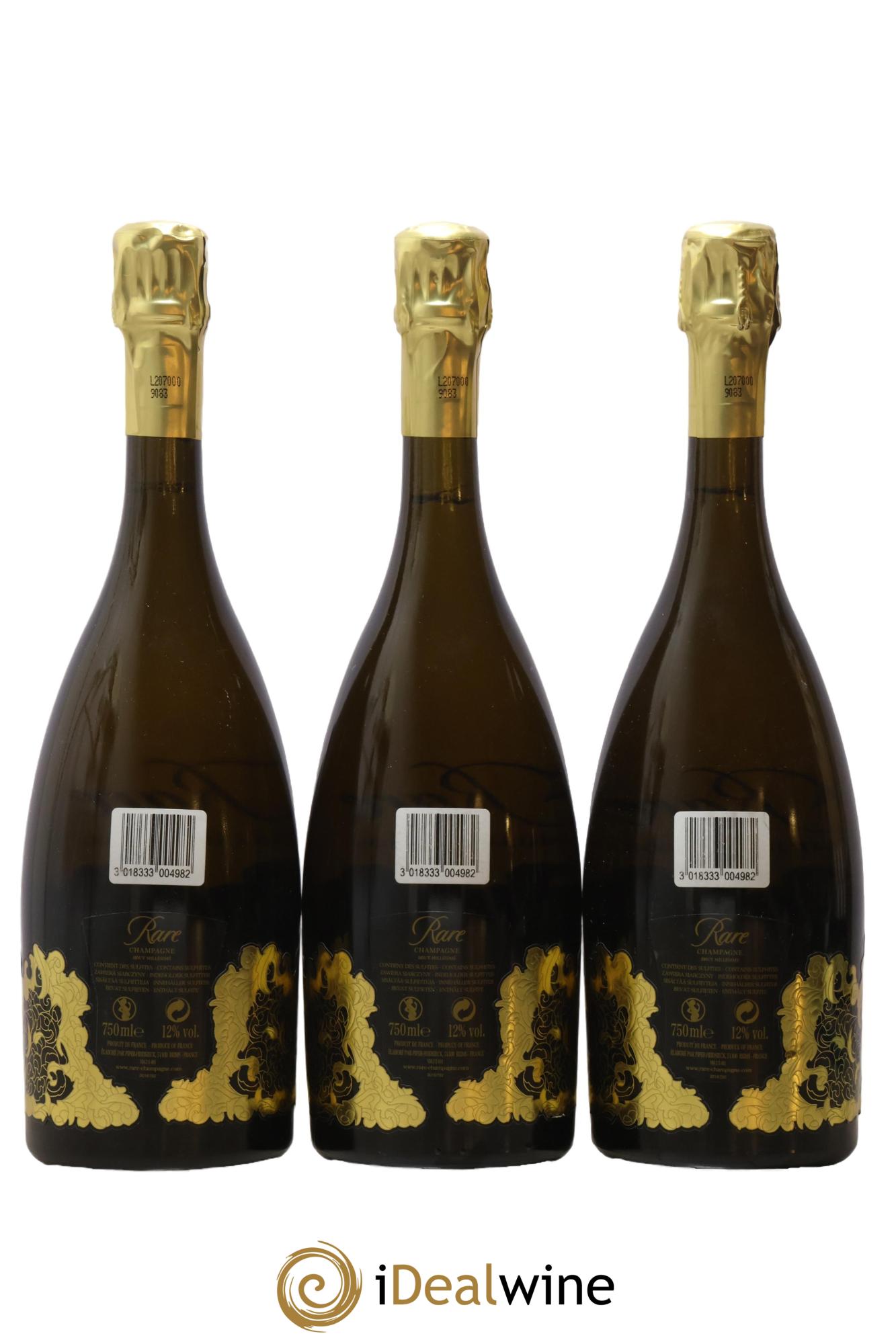 Rare Piper Heidsieck 2006 - Lot of 3 bottles - 1