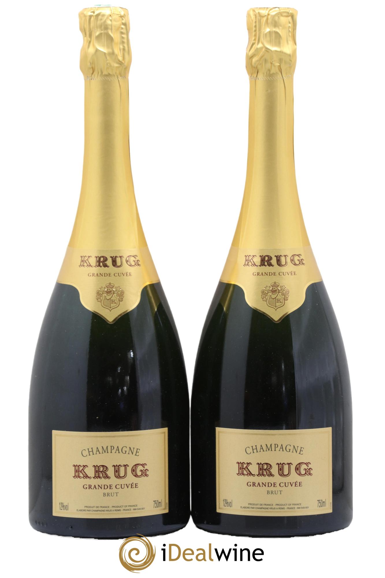 Grande Cuvée - 163ème édition Krug - Lot de 2 bouteilles - 0