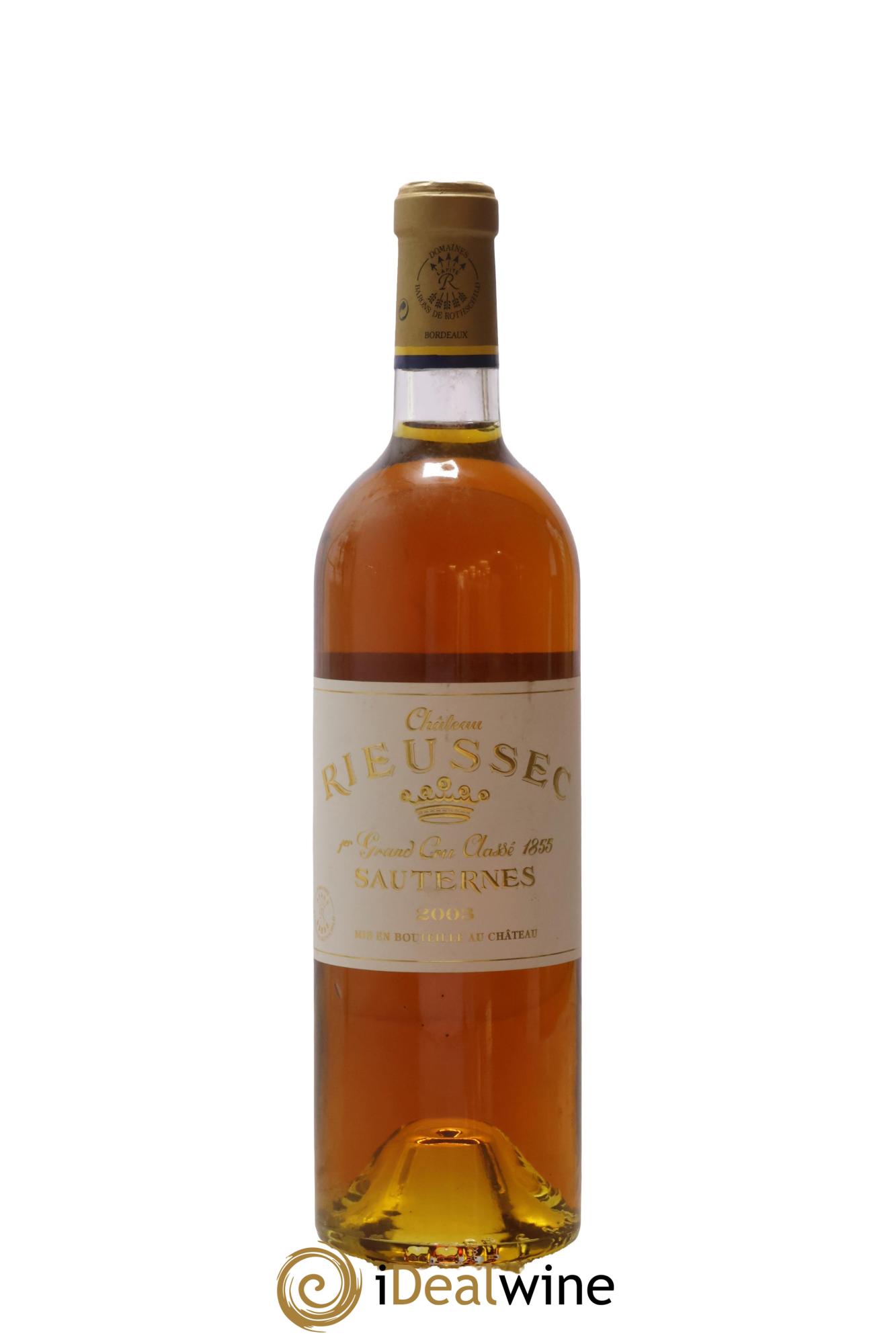Château Rieussec 1er Grand Cru Classé 2003 - Lot de 1 bouteille - 0