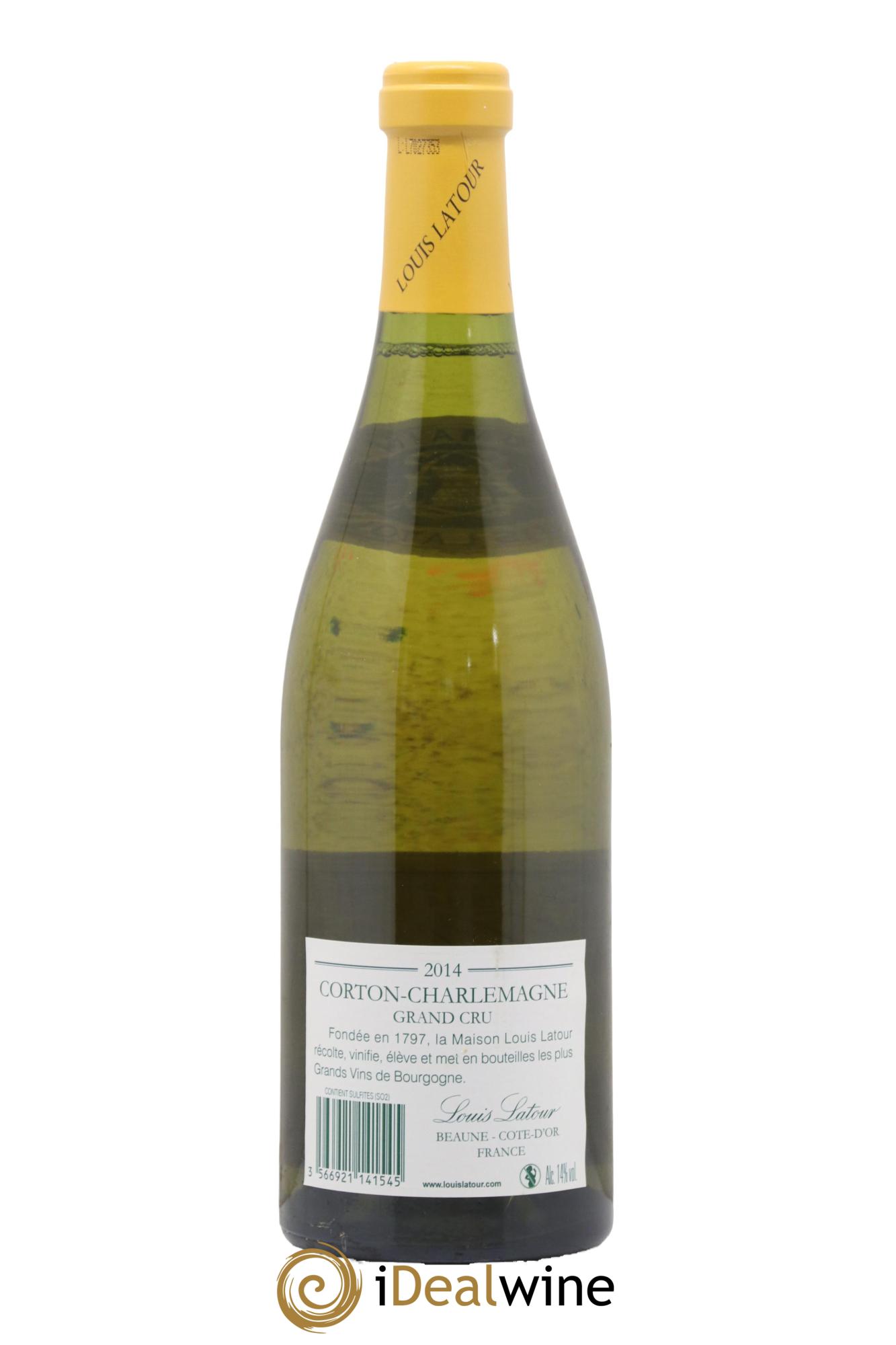 Corton-Charlemagne Grand Cru Louis Latour 2014 - Lot de 1 bouteille - 1