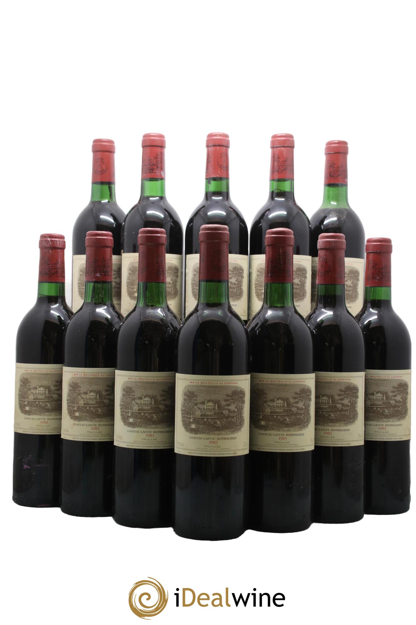 Château Lafite Rothschild 1er Grand Cru Classé 1983 - Lot de 12 bouteilles - 0