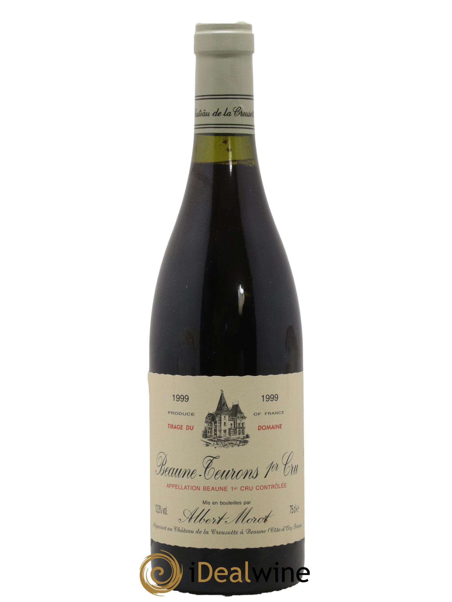 Beaune 1er Cru Les Teurons Domaine Albert Morot 1999 - Lot de 1 bouteille - 0