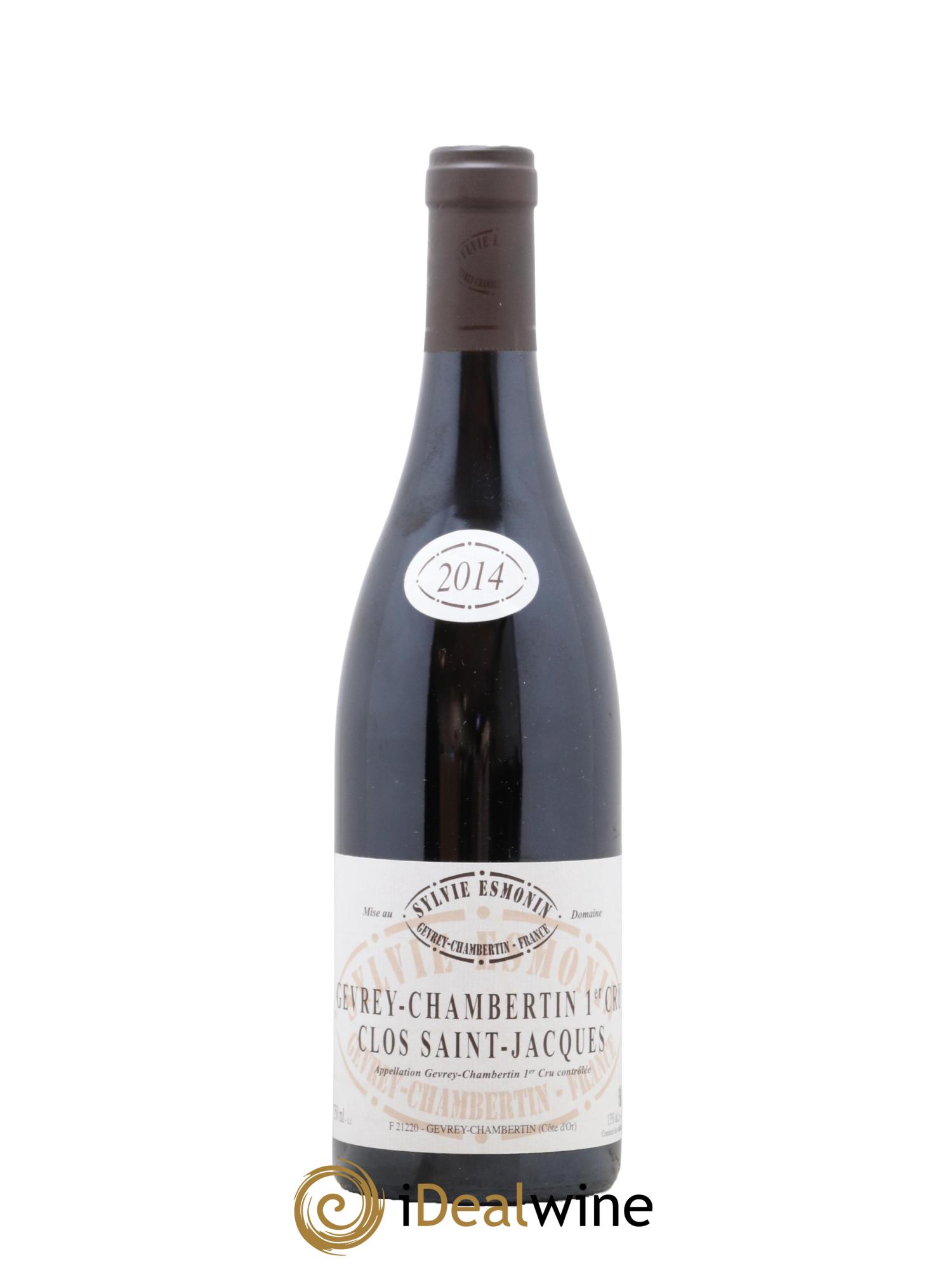 Gevrey-Chambertin 1er Cru Clos Saint Jacques Sylvie Esmonin 2014 - Lot de 1 bouteille - 0