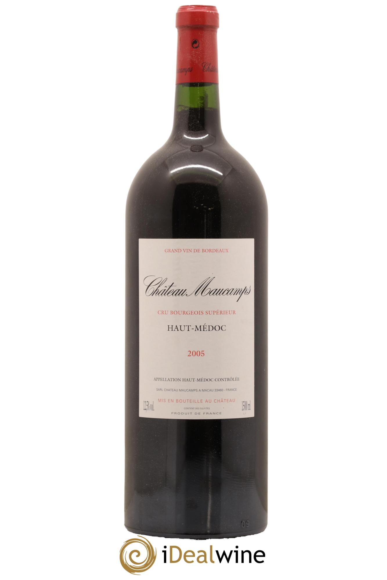 Château Maucamps Cru Bourgeois 2005 - Lot de 1 magnum - 0