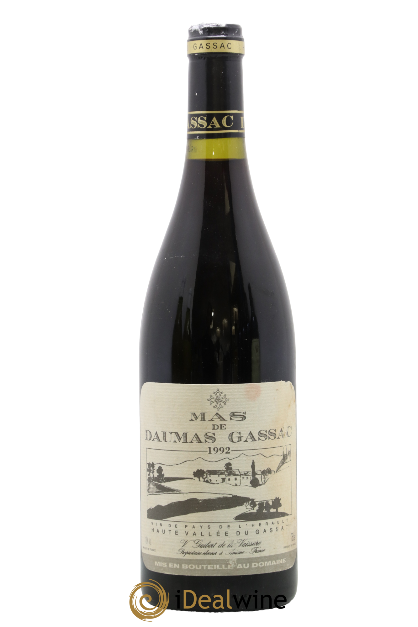 Saint-Guilhem-le-Désert - Cité d'Aniane Mas Daumas Gassac Famille Guibert de La Vaissière 1992 - Lot of 1 bottle - 0