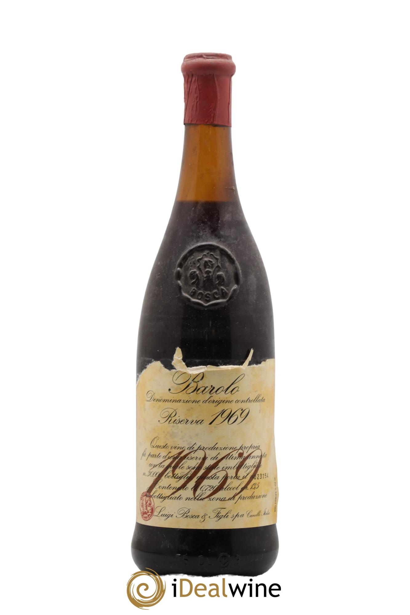 Barolo Riserva Luigi Bosca e Figli 1969 - Lot de 1 bouteille - 0