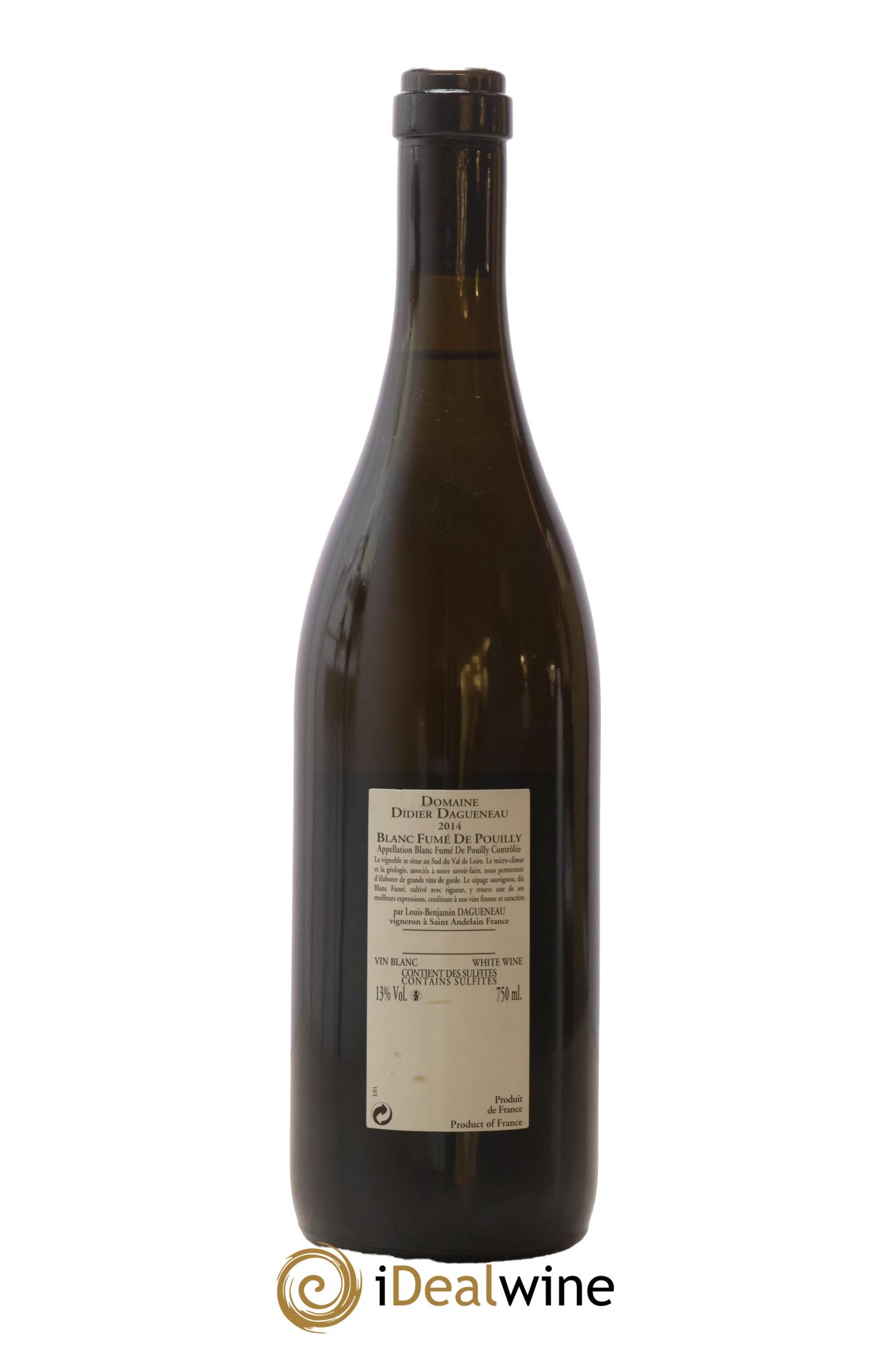 Pouilly-Fumé Buisson Renard Dagueneau (Domaine Didier - Louis-Benjamin)  2014 - Lot of 1 bottle - 1