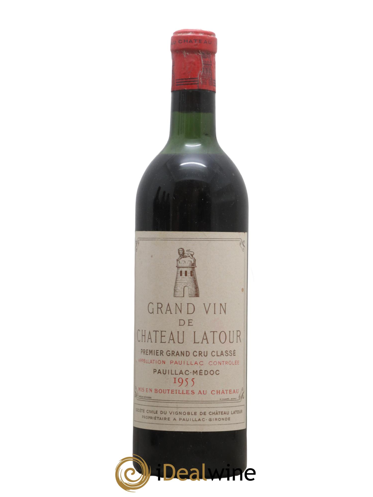 Château Latour 1er Grand Cru Classé 1955 - Lot de 1 bouteille - 0