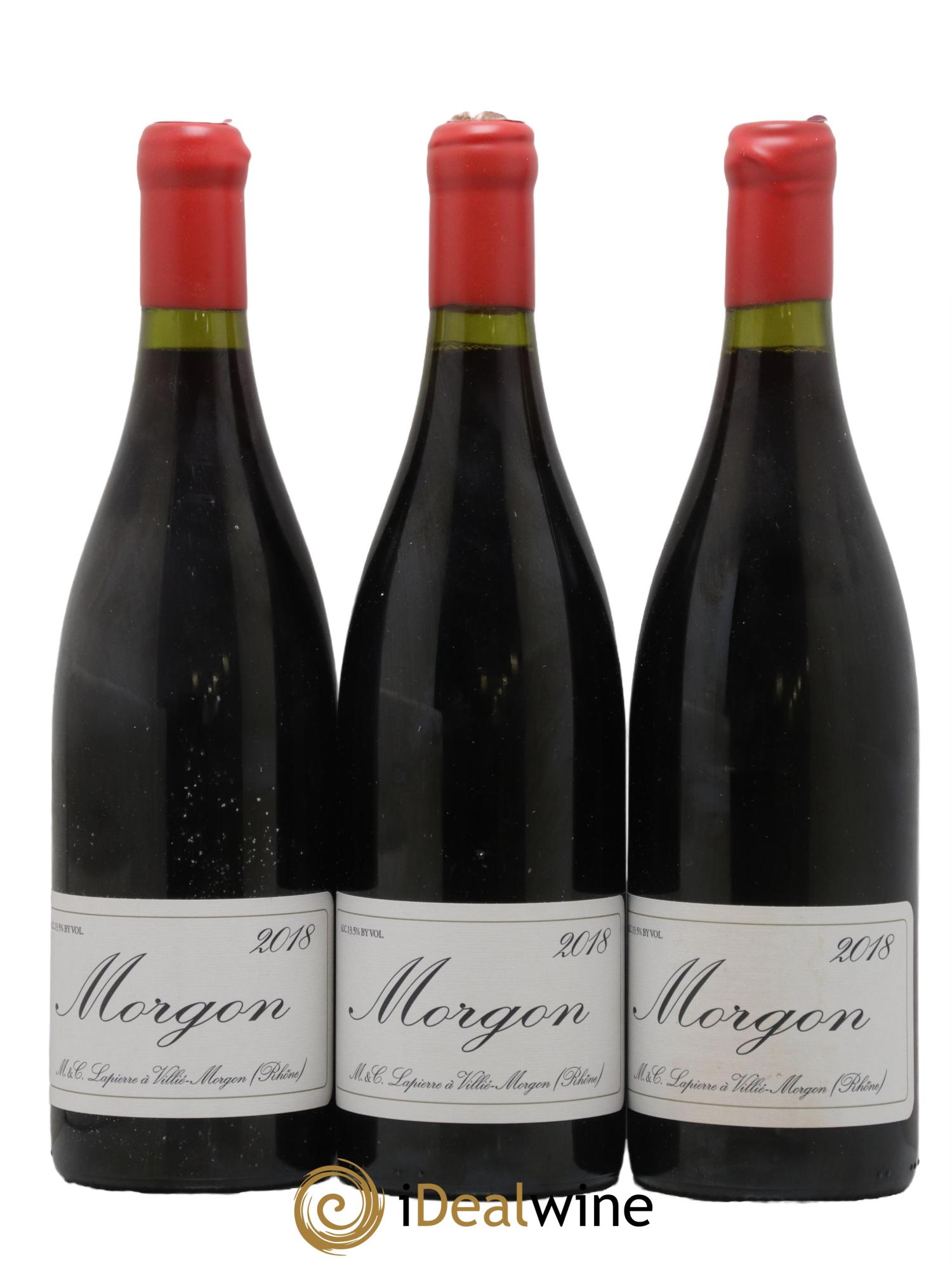 Morgon Marcel Lapierre (Domaine) 2018 - Lot de 3 bouteilles - 0
