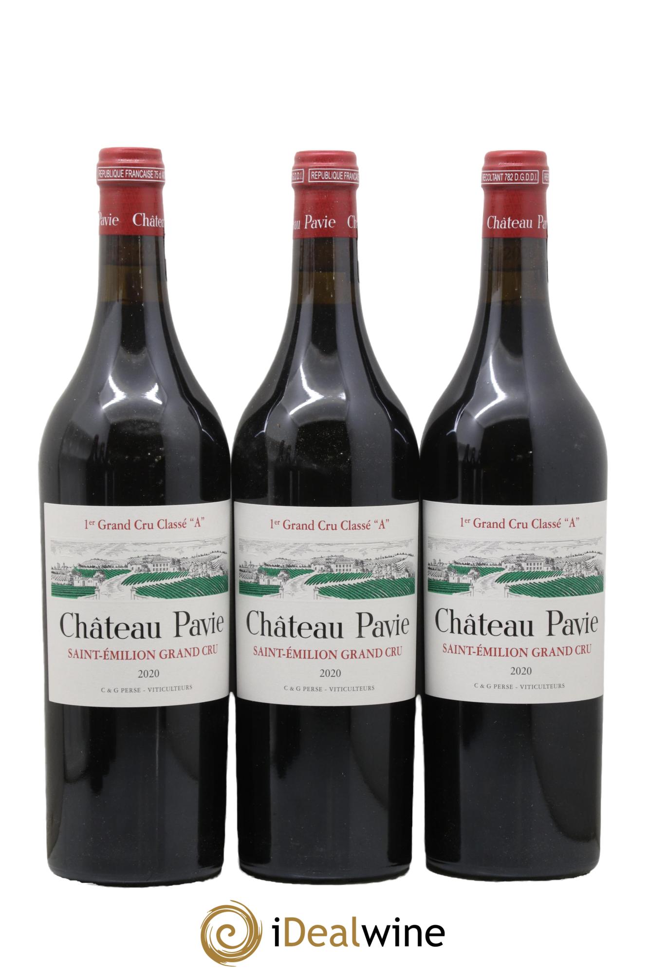 Château Pavie 1er Grand Cru Classé A 2020 - Lot of 6 bottles - 1