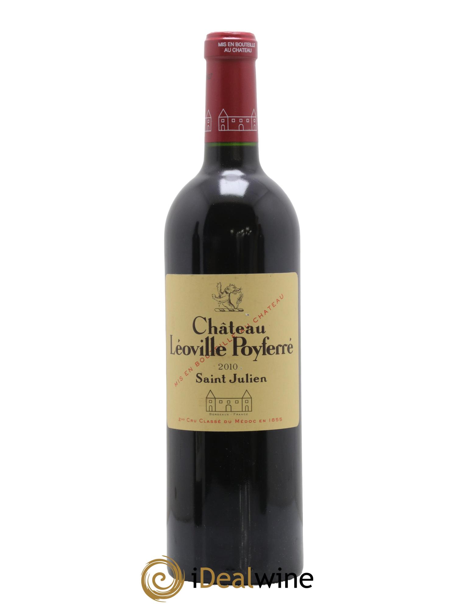 Château Léoville Poyferré 2ème Grand Cru Classé 2010 - Lot de 1 bouteille - 0