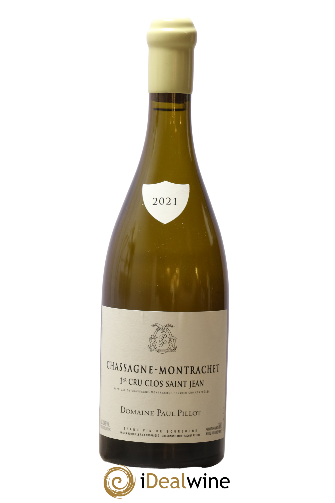 Chassagne-Montrachet 1er Cru Clos Saint-Jean Paul Pillot (Domaine) 2021 - Lot de 1 bouteille - 0