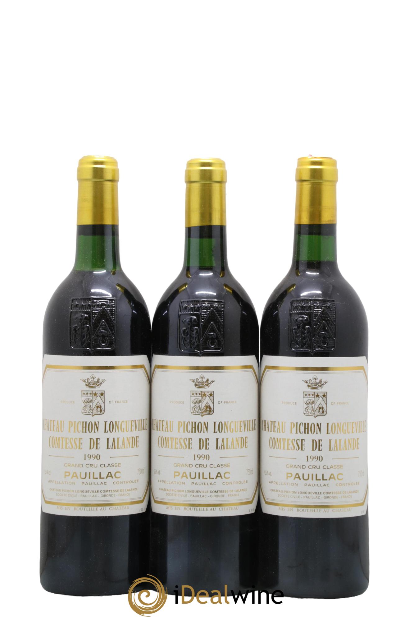 Château Pichon Longueville Comtesse de Lalande 2ème Grand Cru Classé 1990 - Lotto di 12 bottiglie - 1