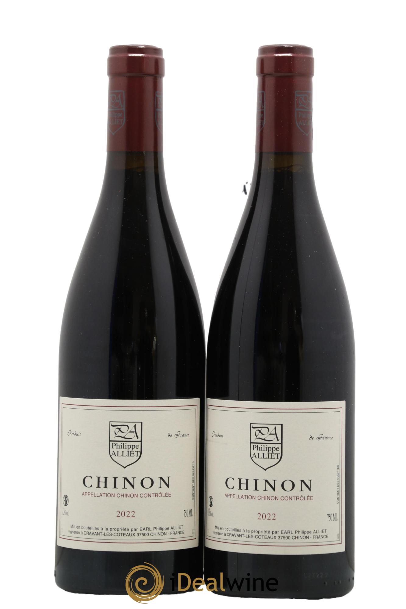 Chinon Philippe Alliet 2022 - Lot de 2 bouteilles - 0