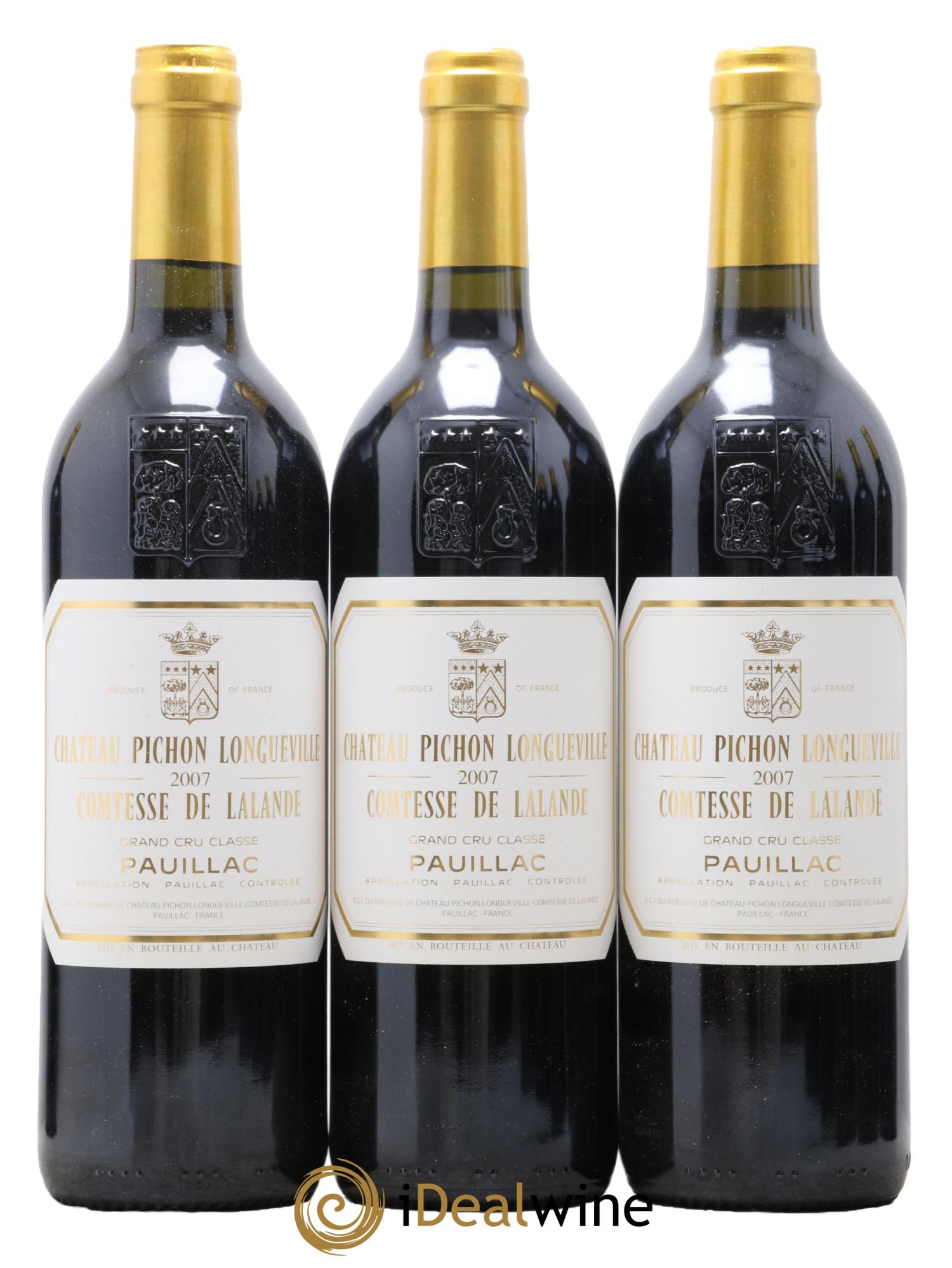 Château Pichon Longueville Comtesse de Lalande 2ème Grand Cru Classé 2007 - Lotto di 12 bottiglie - 2