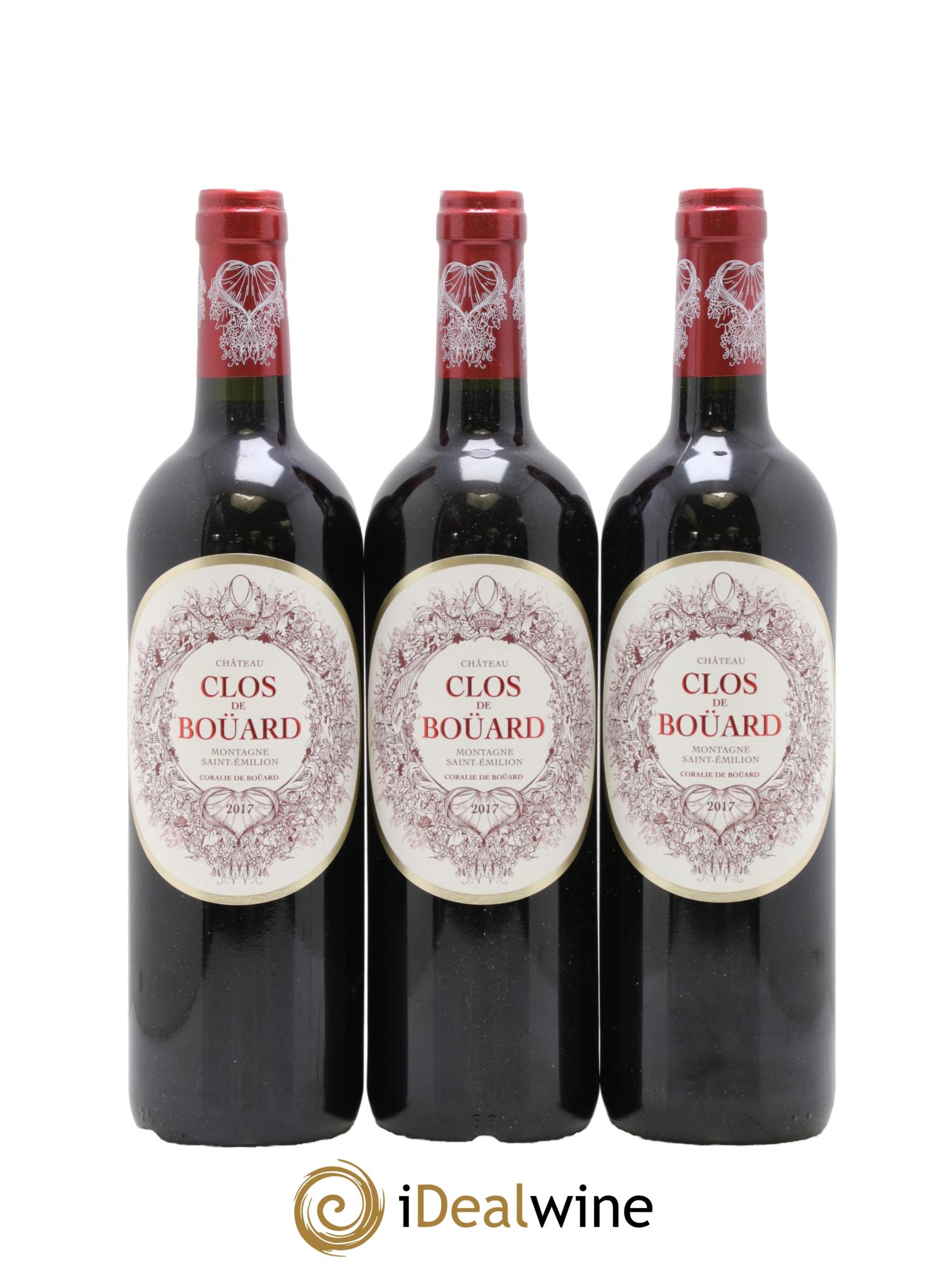 Château Clos de Boüard 2017 - Lot de 3 bouteilles - 0