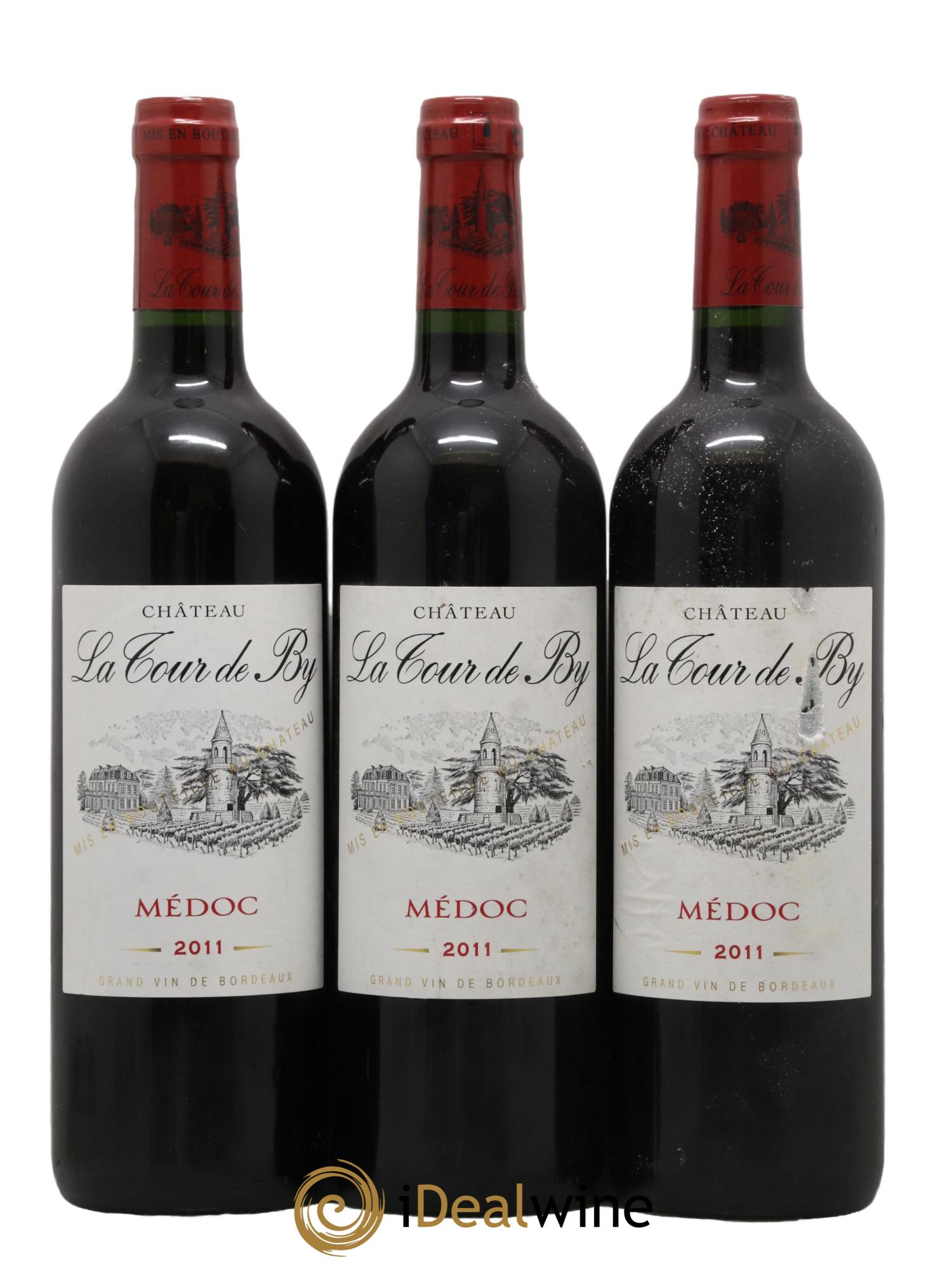 Château La Tour de By Cru Bourgeois 2011 - Lot de 3 bouteilles - 0