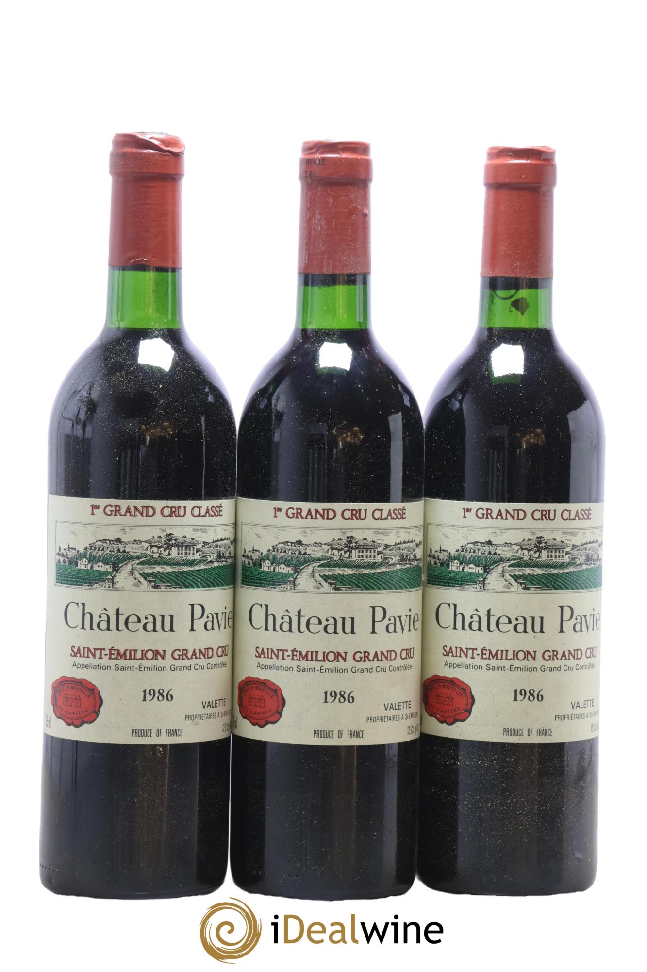 Château Pavie 1er Grand Cru Classé A 1986 - Lot of 12 bottles - 3