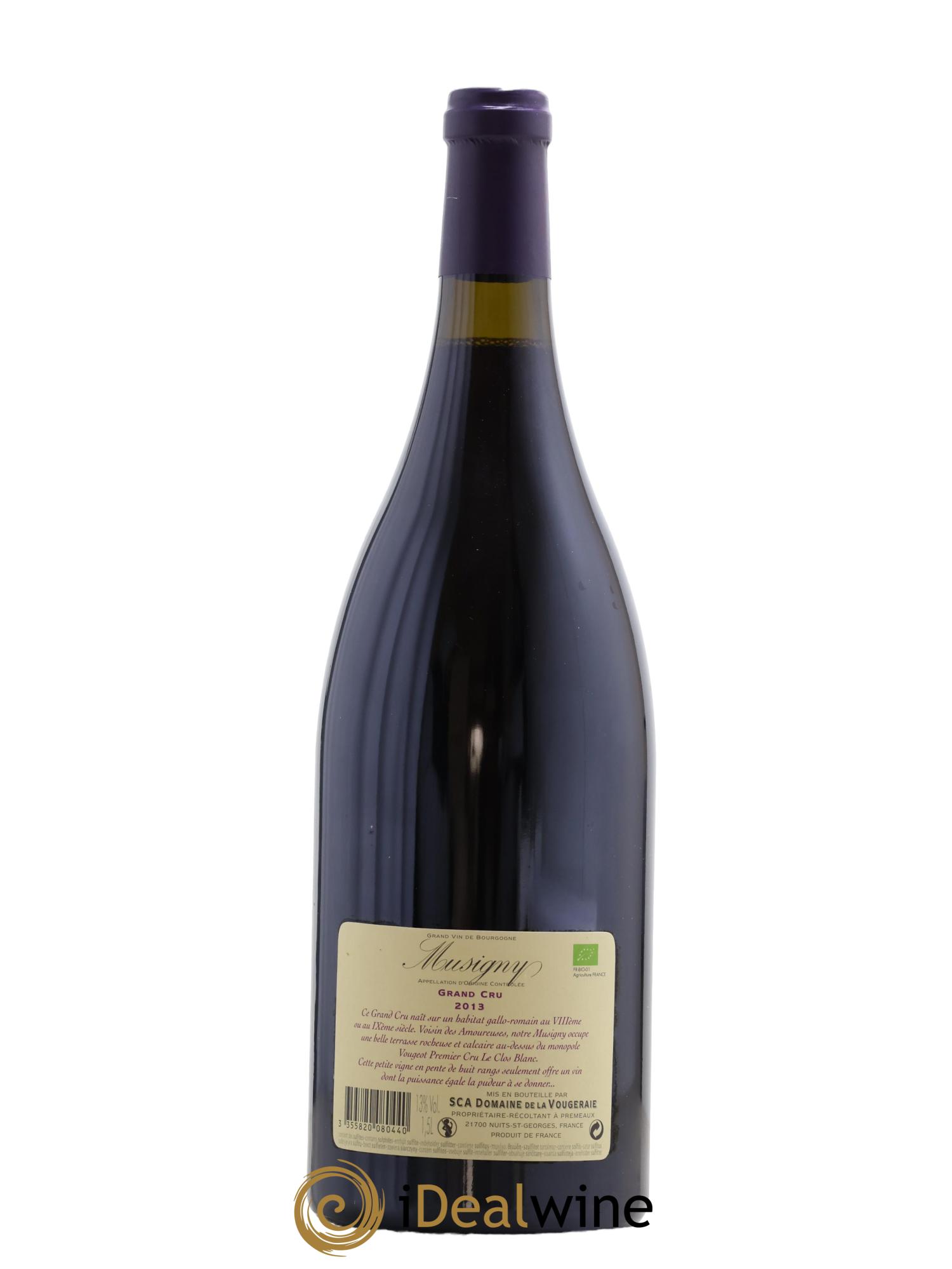 Musigny Grand Cru La Vougeraie 2013 - Lot de 1 magnum - 1